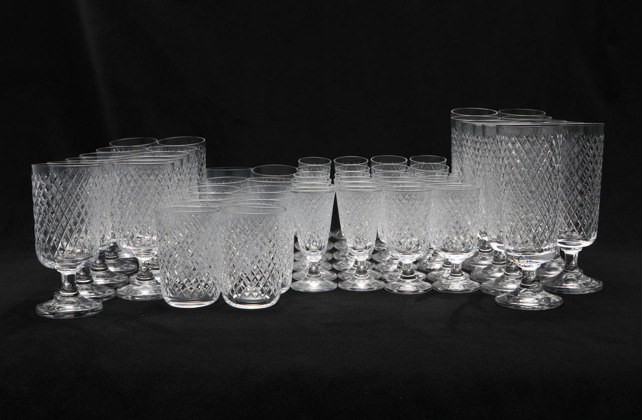 GLASSERVIS, 58 delar, Mona Morales Schildt, Cittra, Kosta.