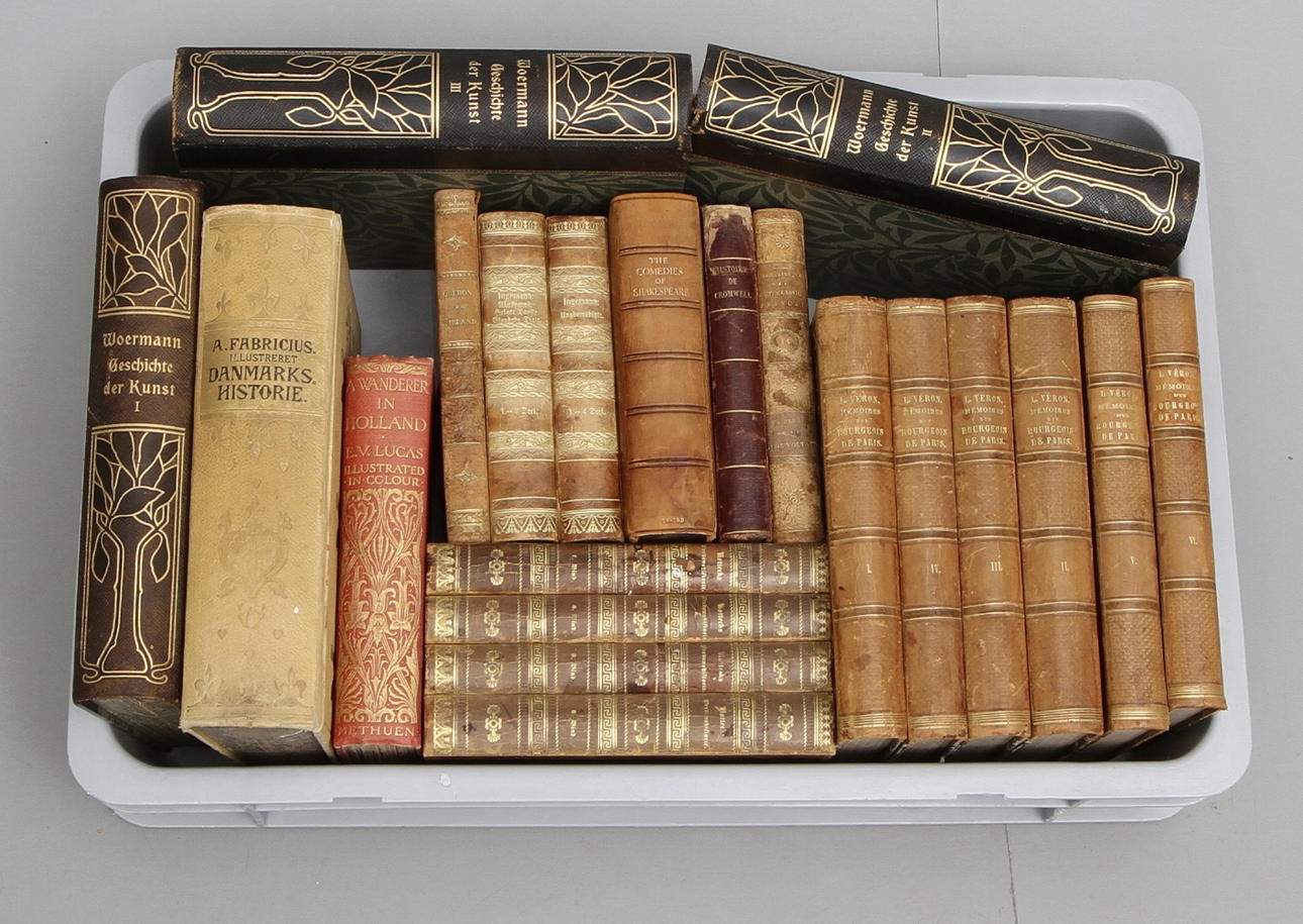 BÖCKER, 21 st, bl.a. Frankrike och England, 1800-1900-tal.