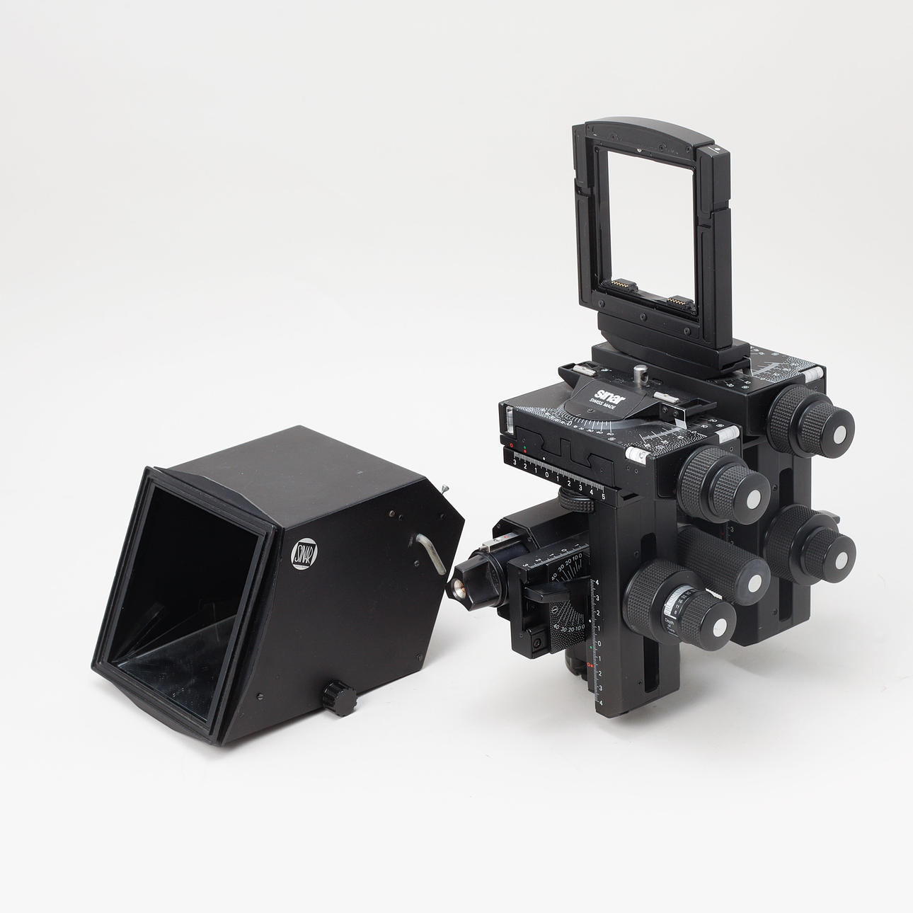 STORFORMATSKAMERA, Sinar, med tillbehör och objektiv.