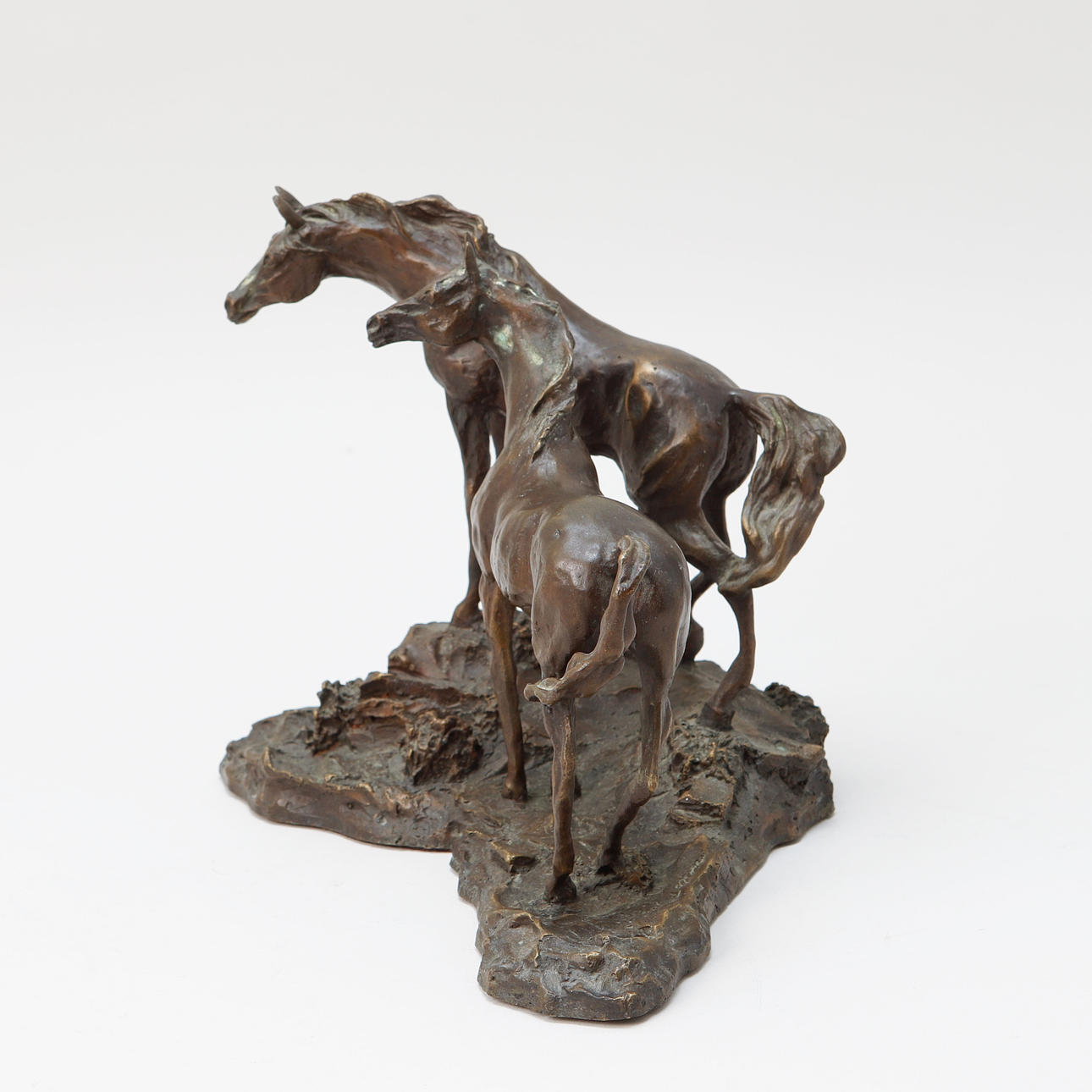 LANFORD MONROE. Sculpture, “Intruder” Franklin Mint. Art