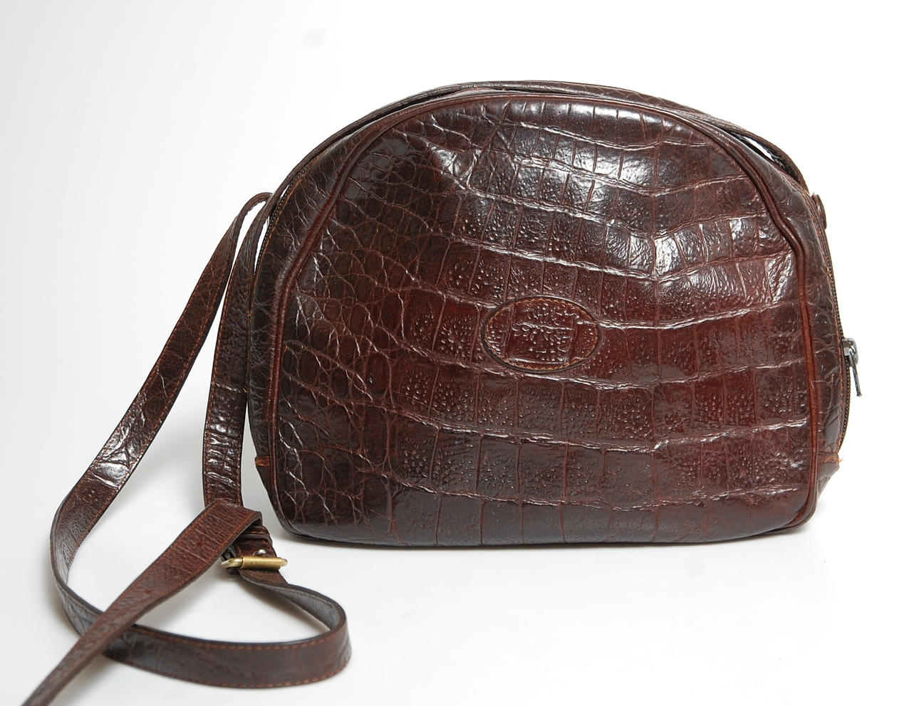 VÄSKA, BÄLTE, skinn " Mulberry ".