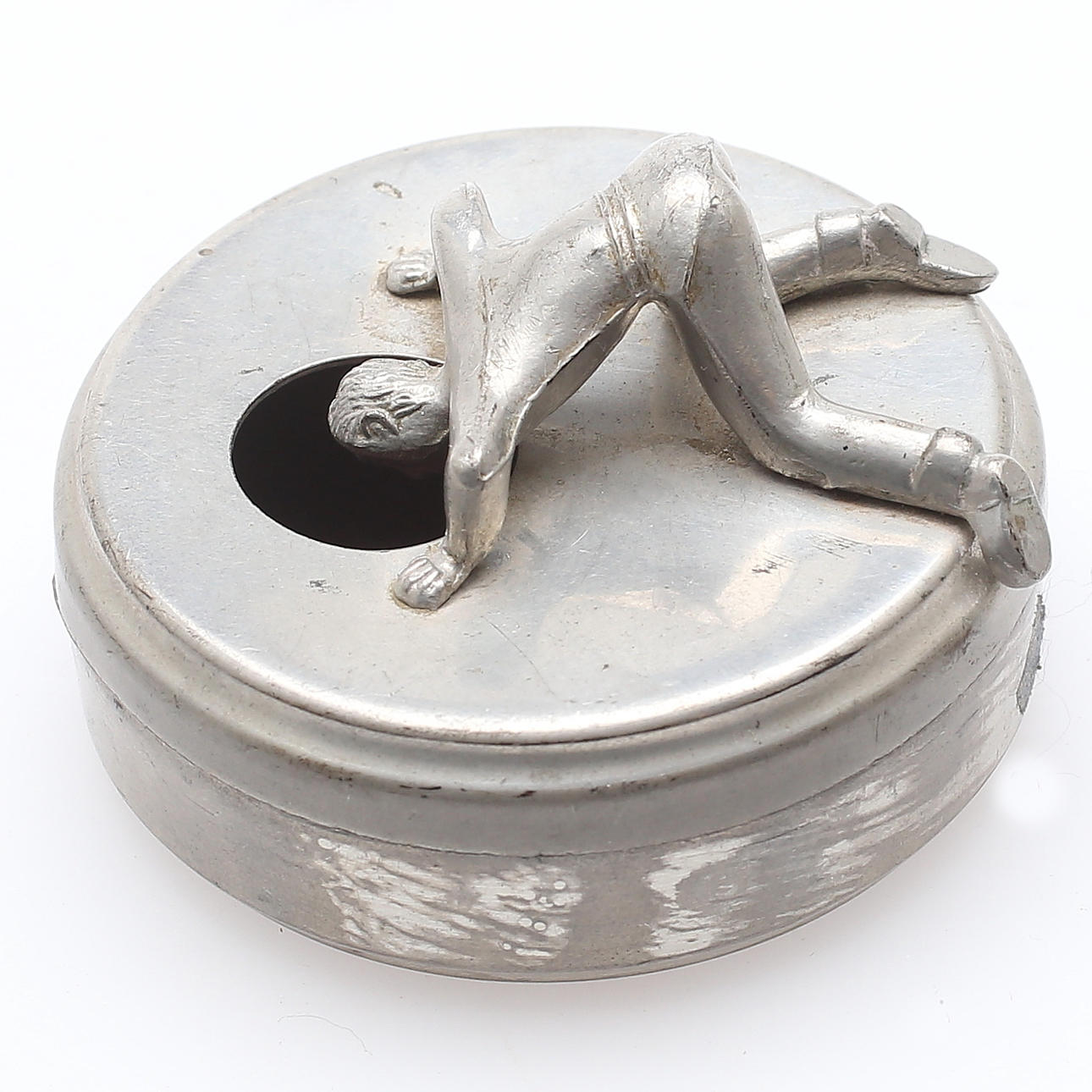 KNAPPASK, tenn, Widerholm & Dahlberg, Eskilstuna.