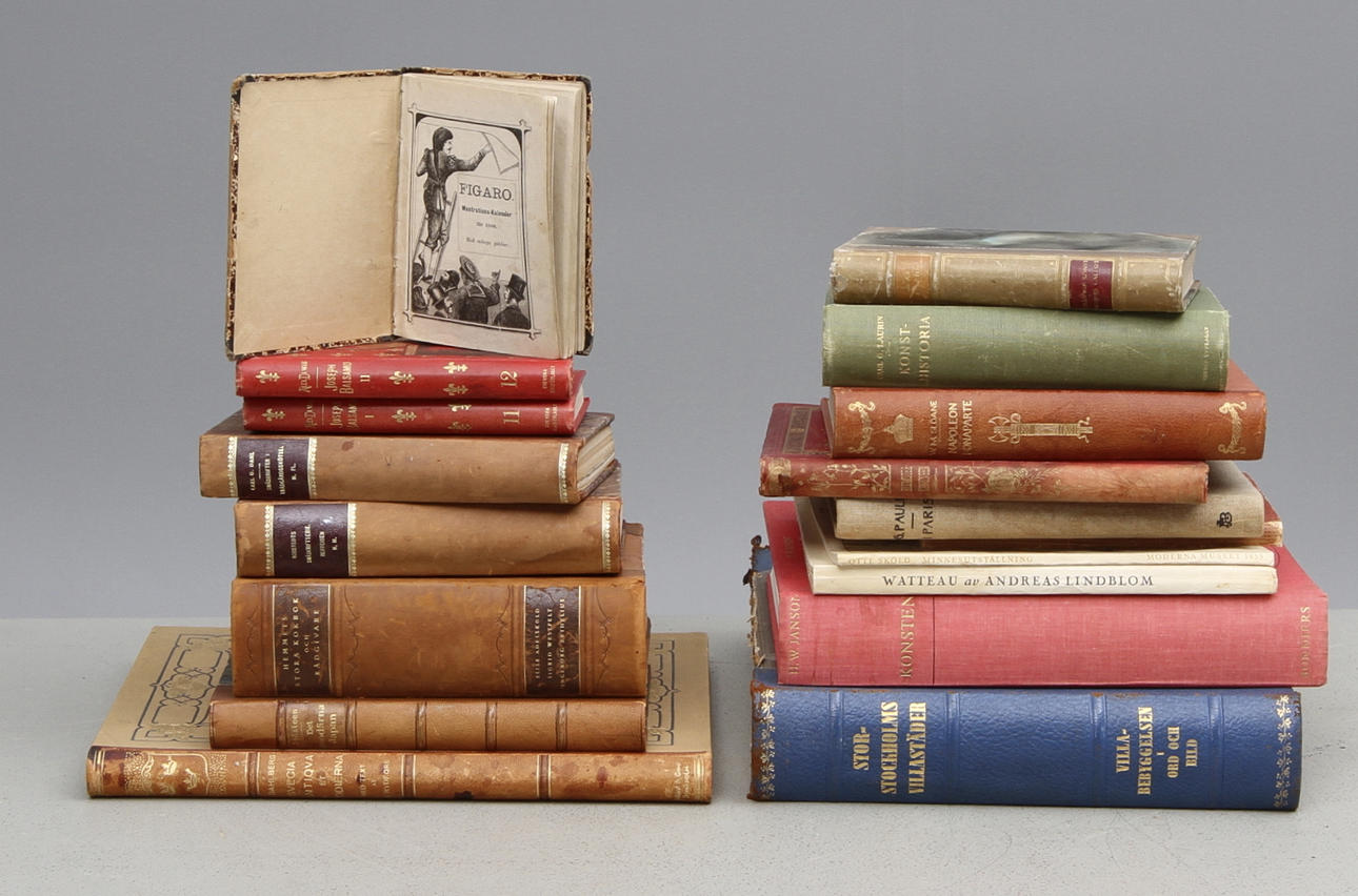 BÖCKER, konst och historia mm.