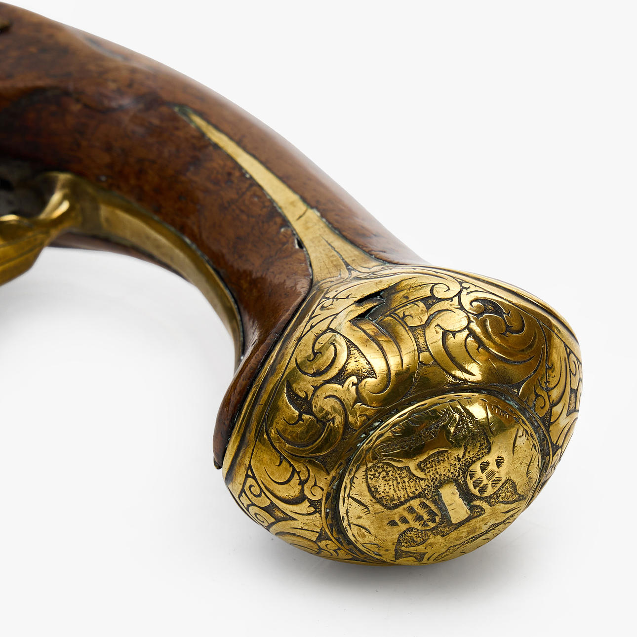 FLINTLÅSPISTOL, 17800-talets senare del. Europeisk för export till ...