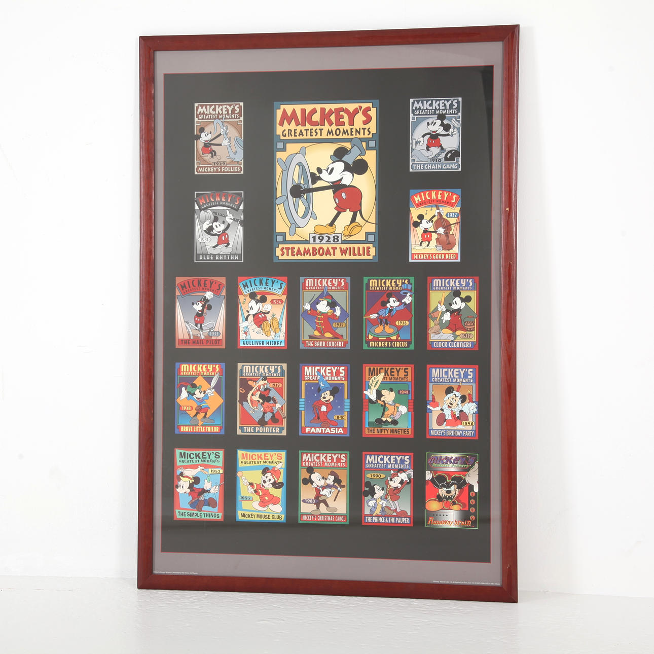 MICKEY MOUSE POSTERS, 2, 94 x 64 cm, “Legacy Edition” and