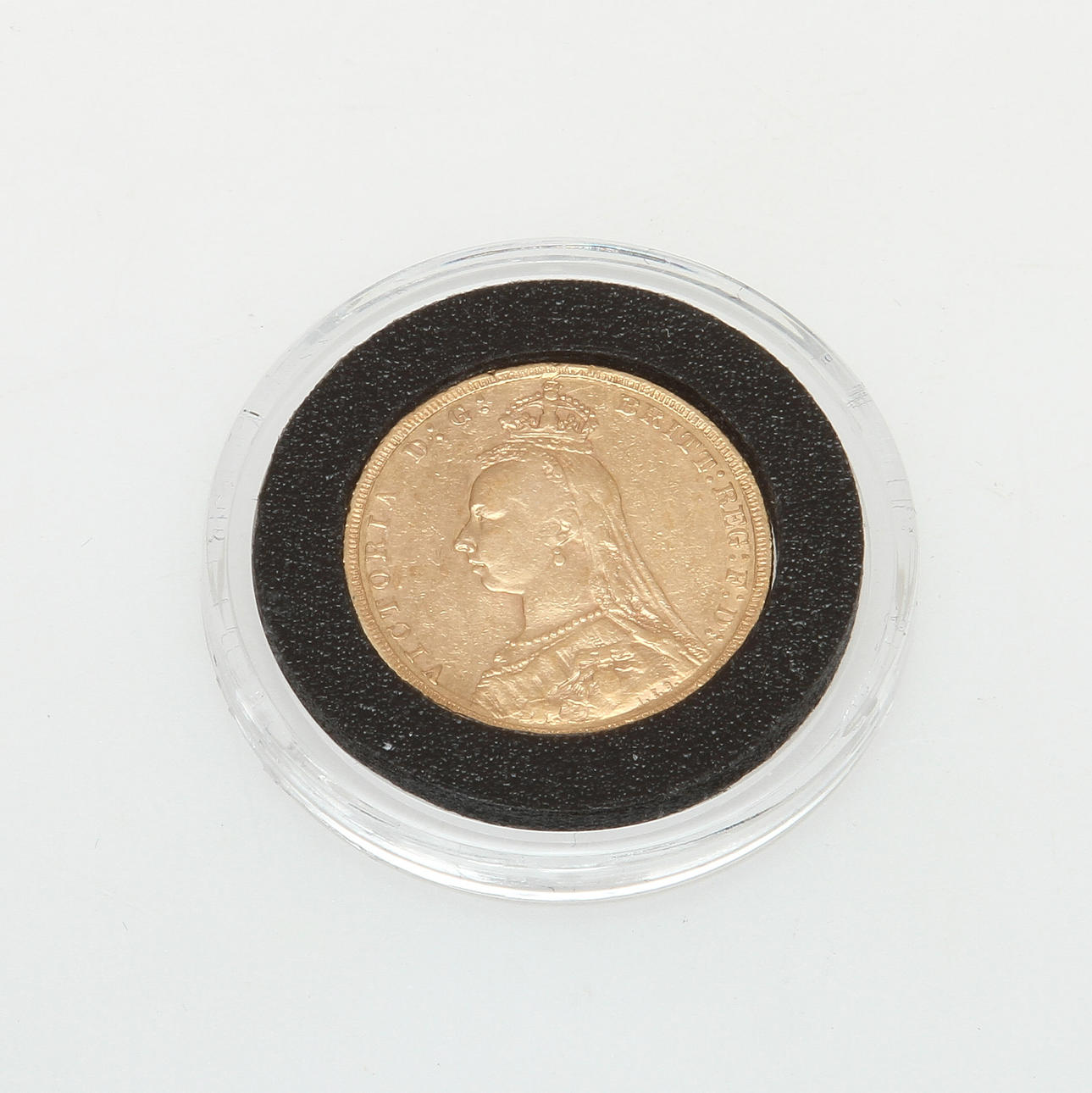 MYNT, guld, 1 Sovereign, Victoria, Storbritannien, 1890. Vikt 7,98 g.