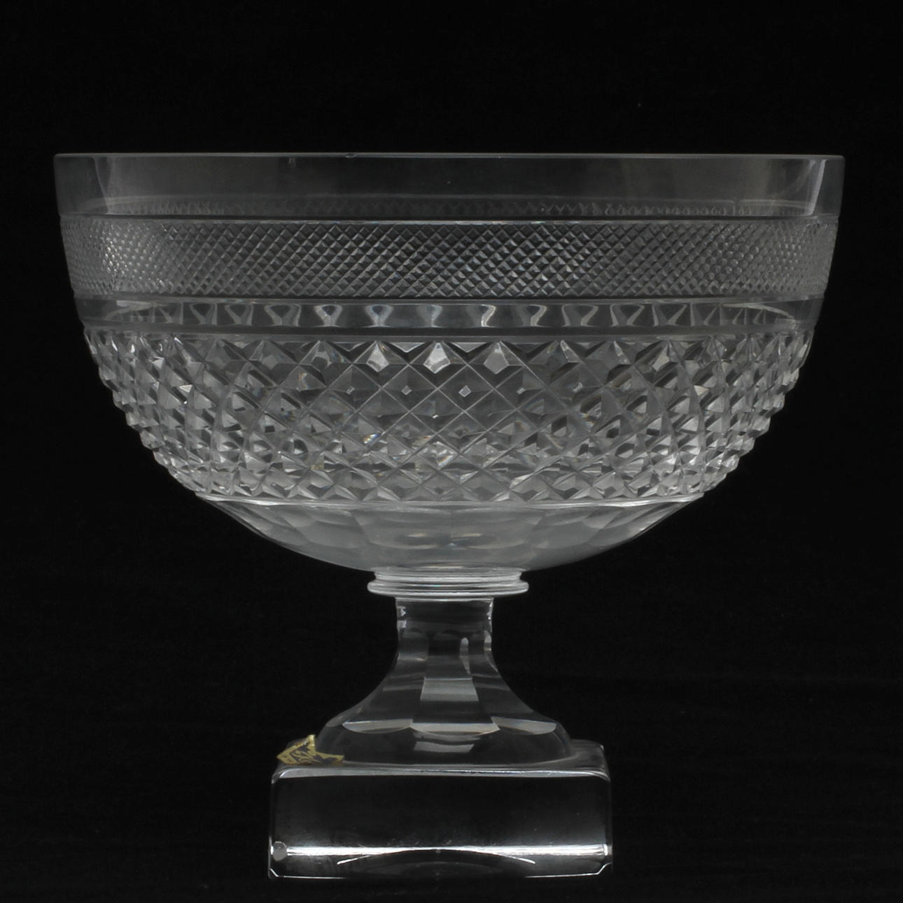 SKÅL PÅ FOT, glas, "Kent", Elis Bergh, Kosta.