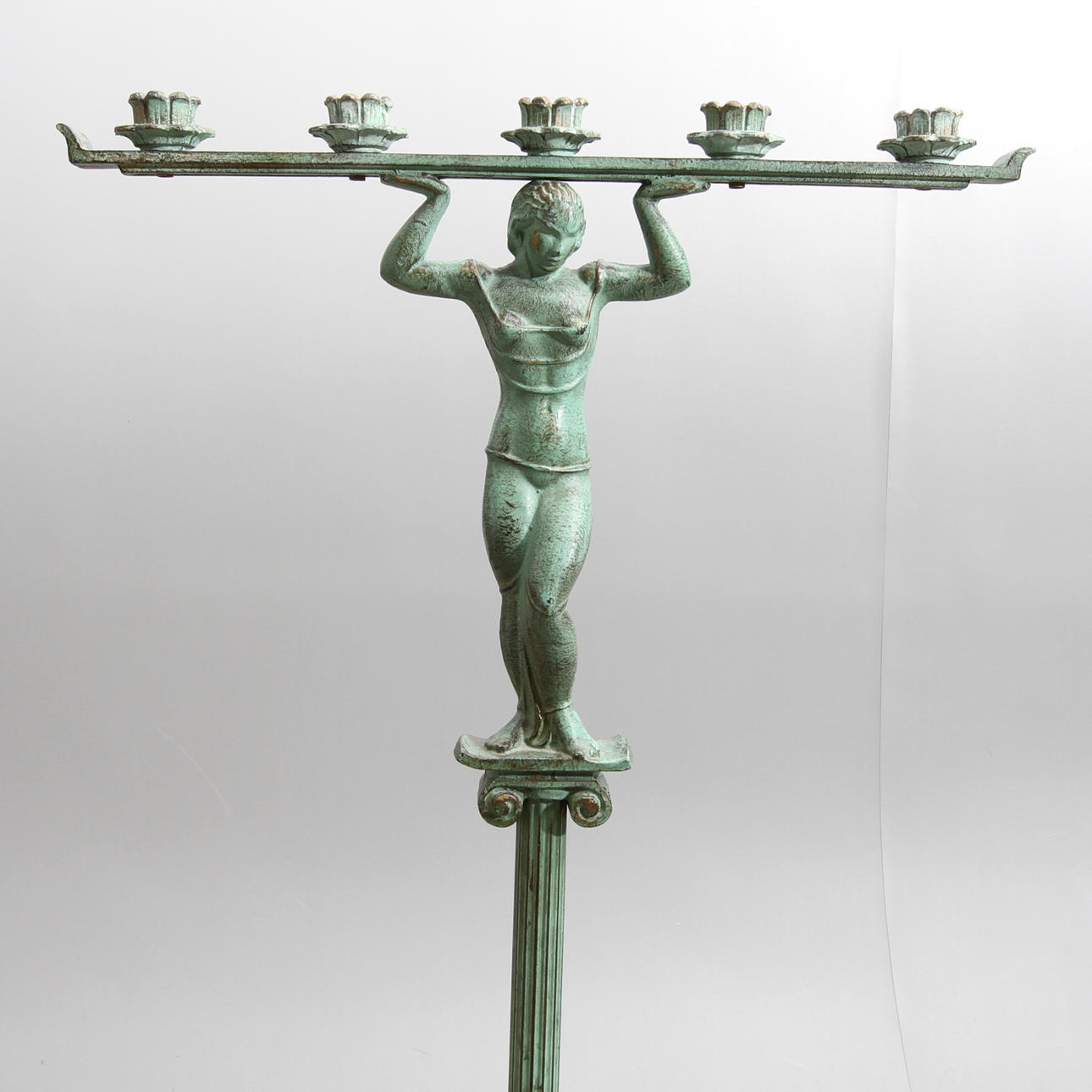 GOLVKANDELABER, Art Deco, 1900-talets första hälft.