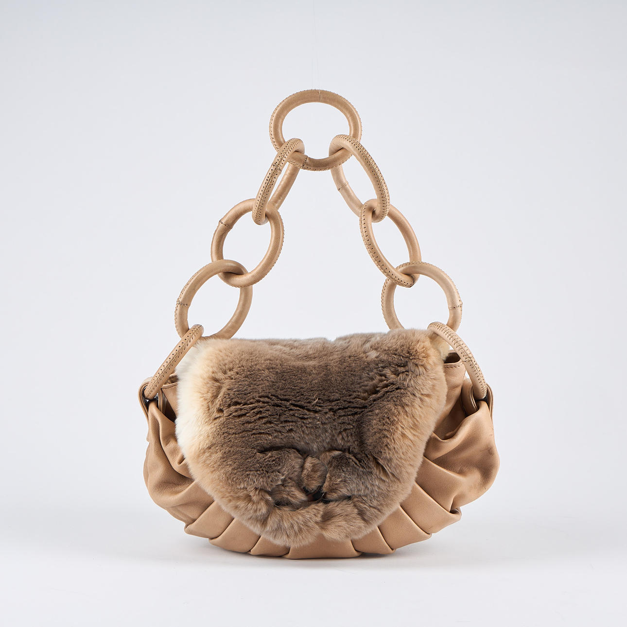 CHANEL, Orylag fur flap bag.