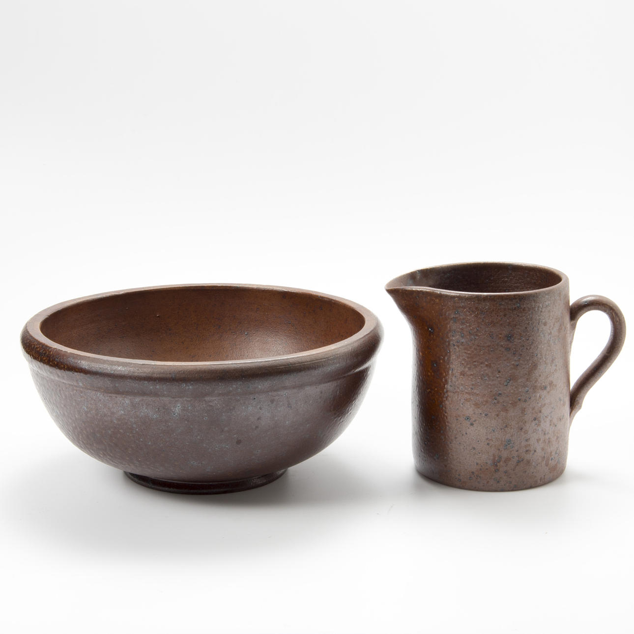 SENAPSSKÅL SAMT KANNA, keramik, Raus.