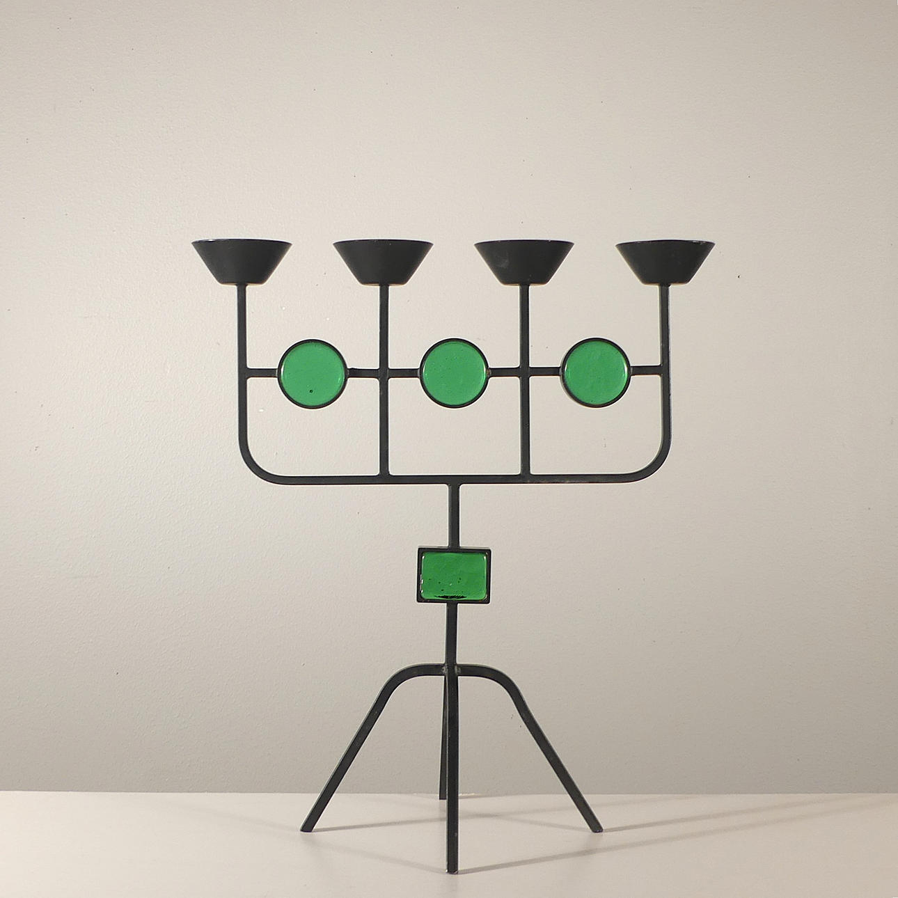 GUNNAR ANDER. Kandelaber, Ystad Metall.