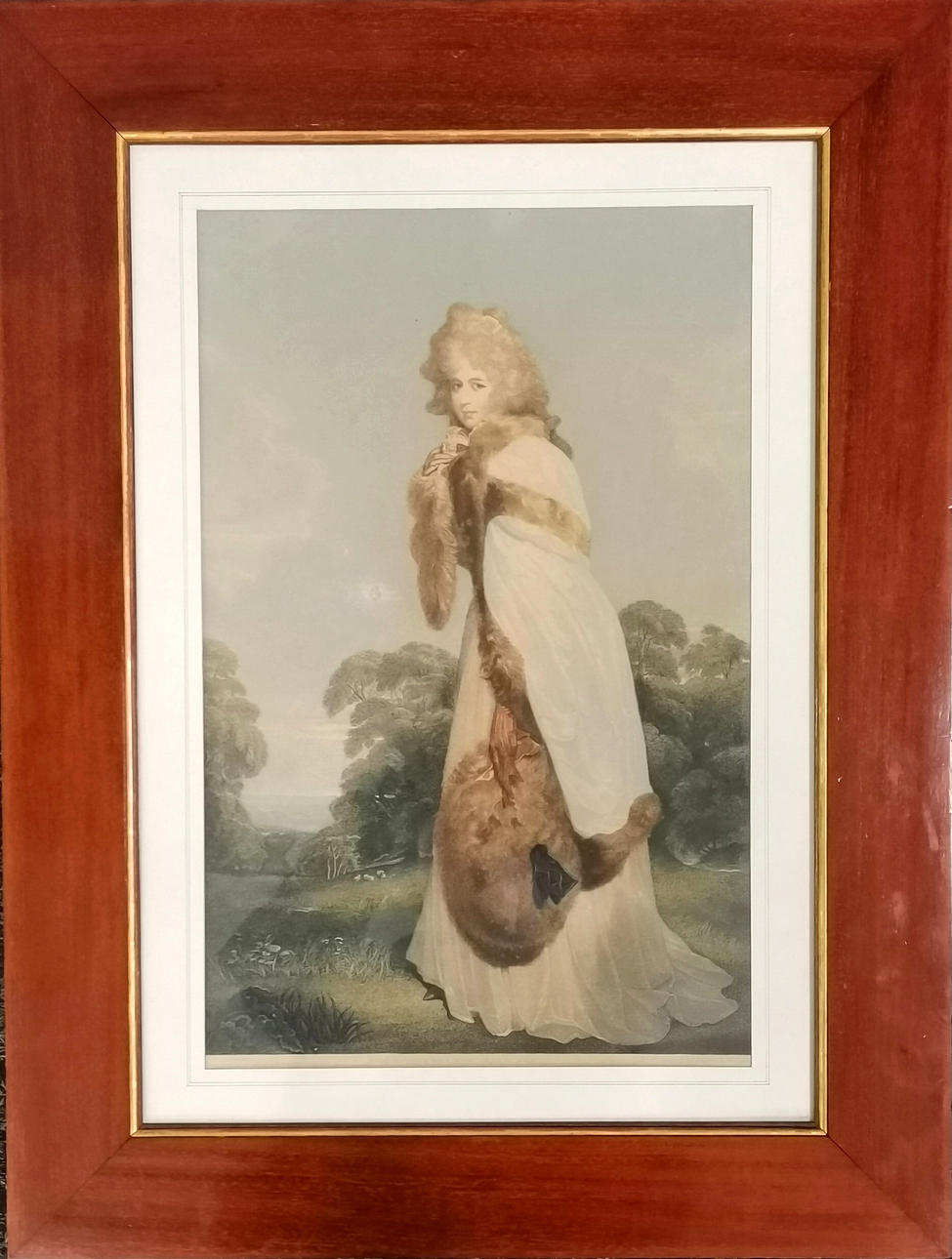 FRANCESCO BARTOLOZZI STIPPLE ENGRAVING.