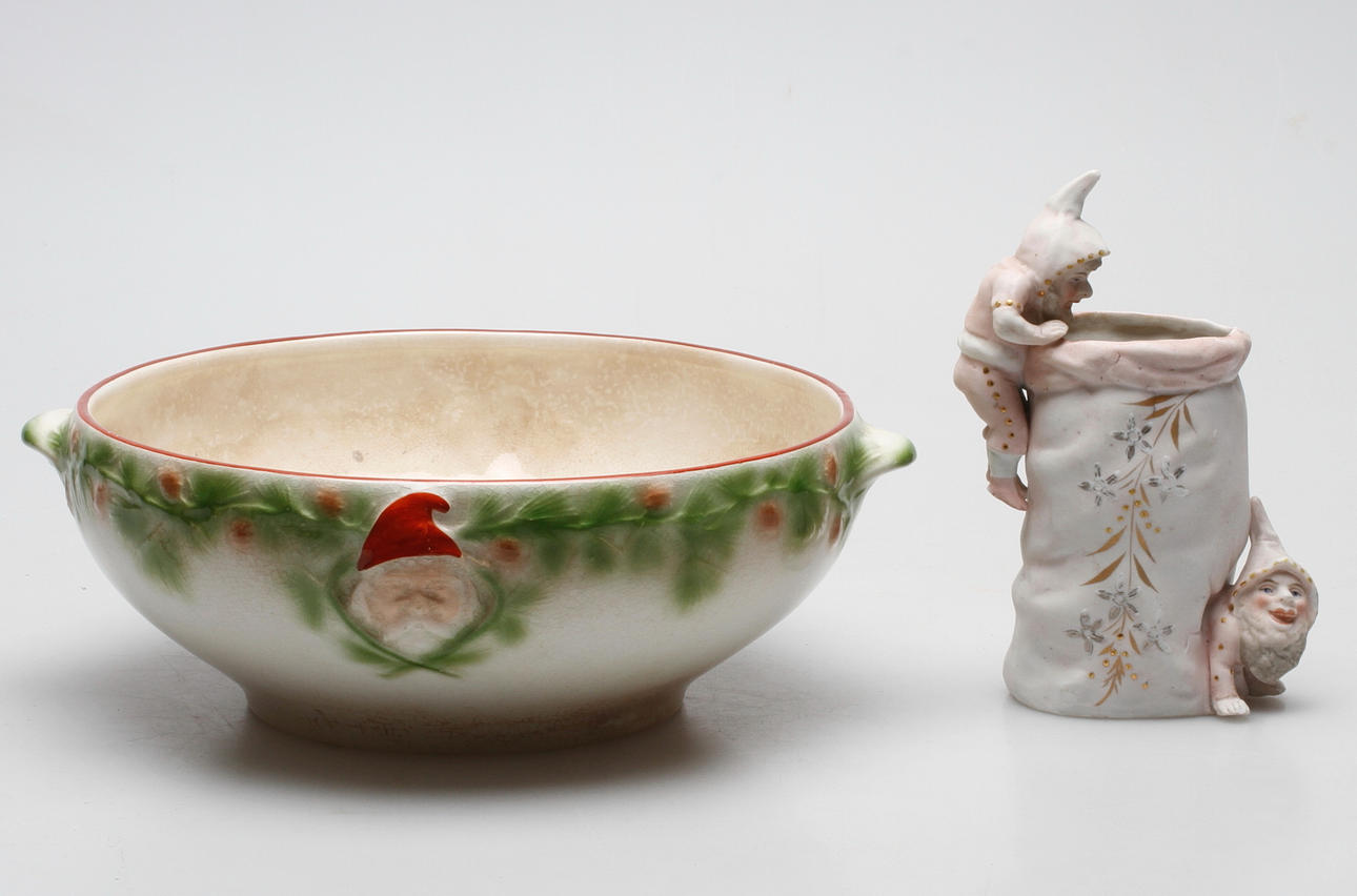 VAS och TERRIN, keramik, omkring 1900.