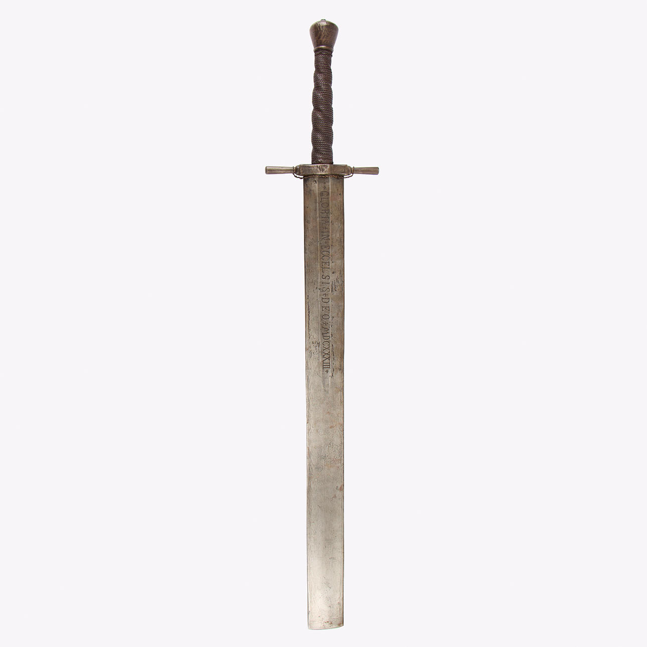 Espada de verdugo, historicismo, estilo medieval.