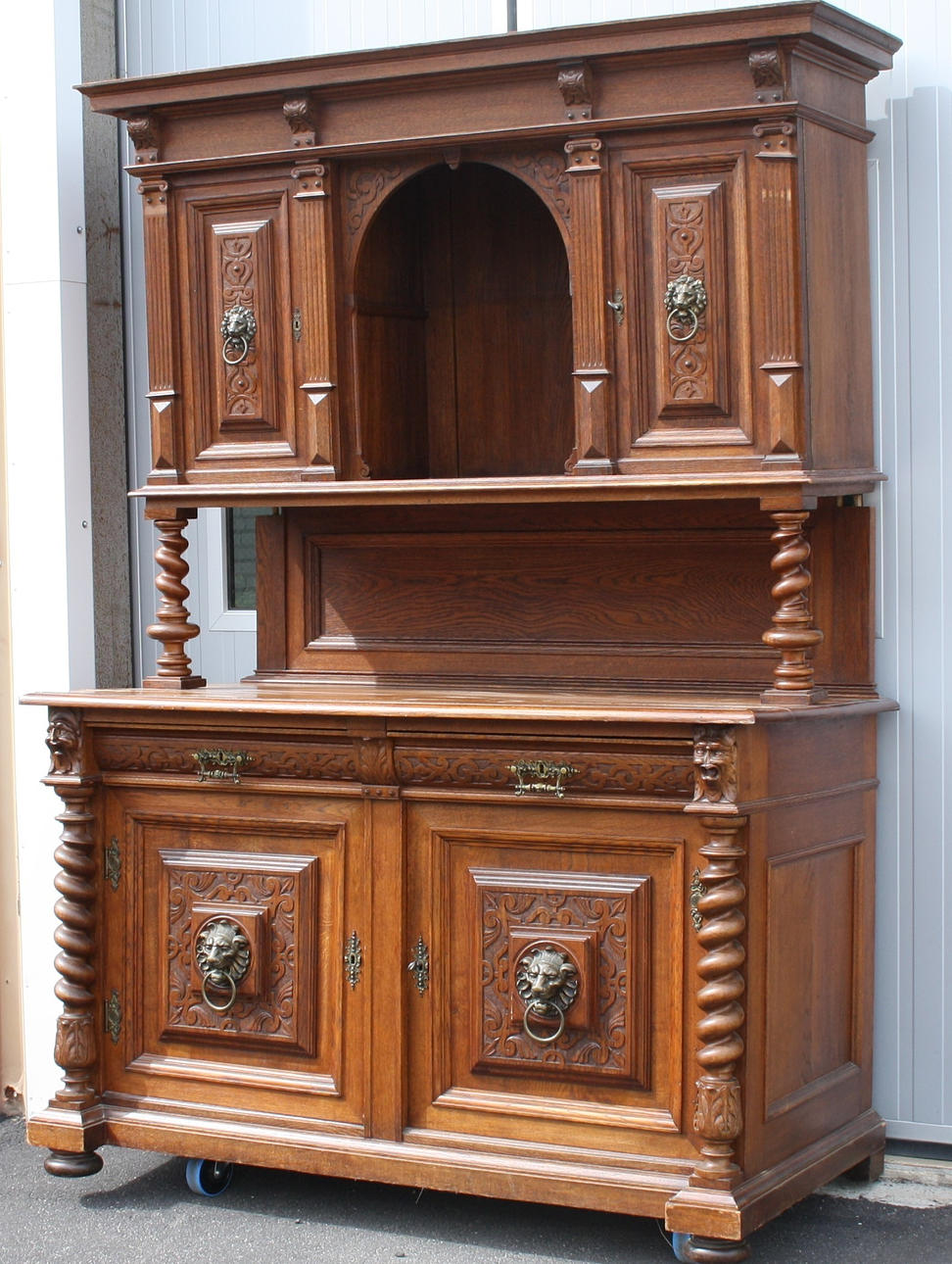 SKÅP, ek,nyrenässans.