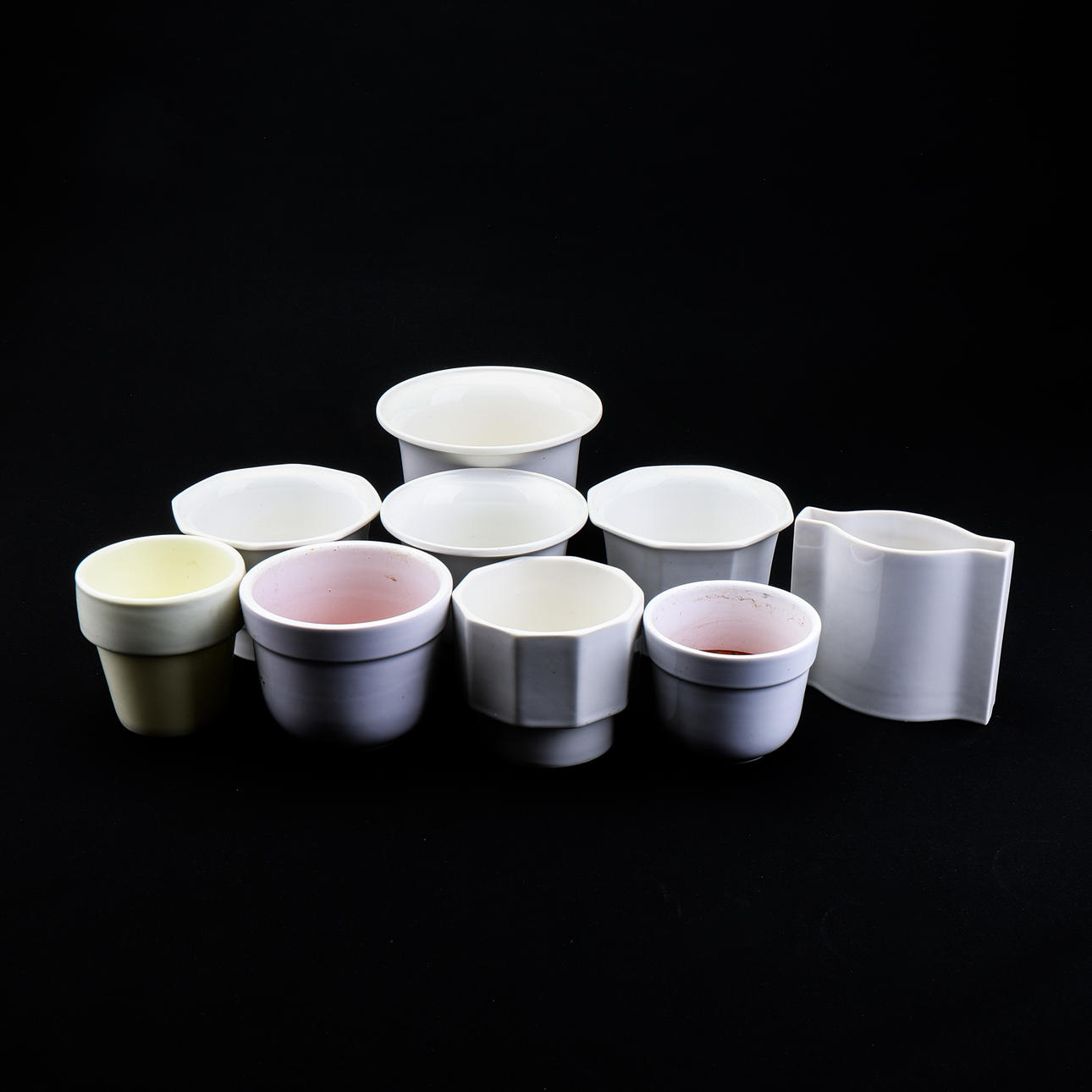 KRUKOR / YTTERFODER, Steninge och Gustavsberg 9 delar.