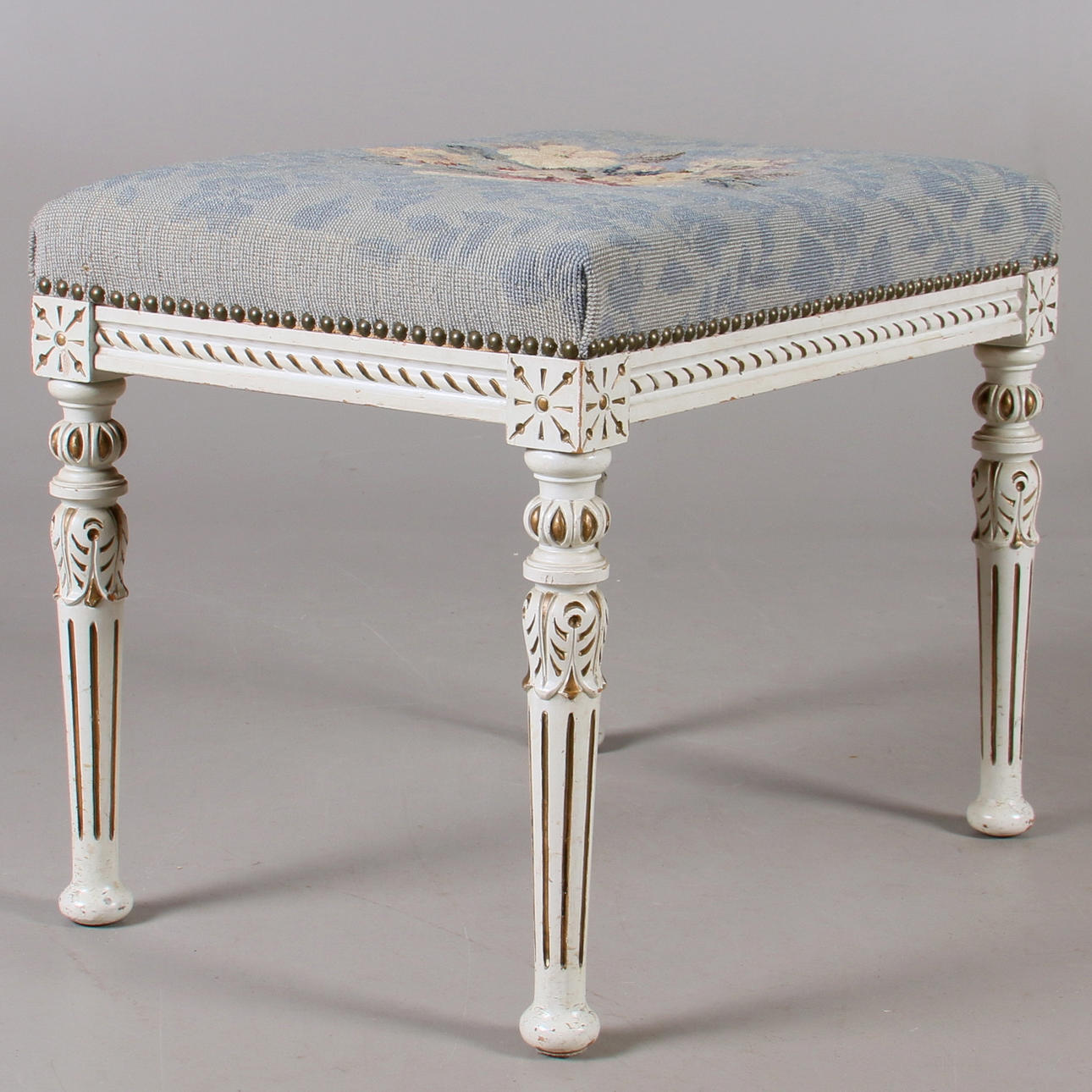 TABURETT, sengustaviansk stil, 1800/1900-tal.