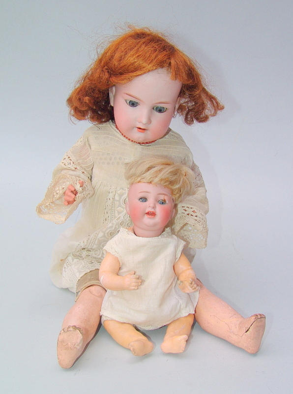 ARMAND MARSEILLE, KÖPPELSDORF. stor porslinshuvud docka modell 370.