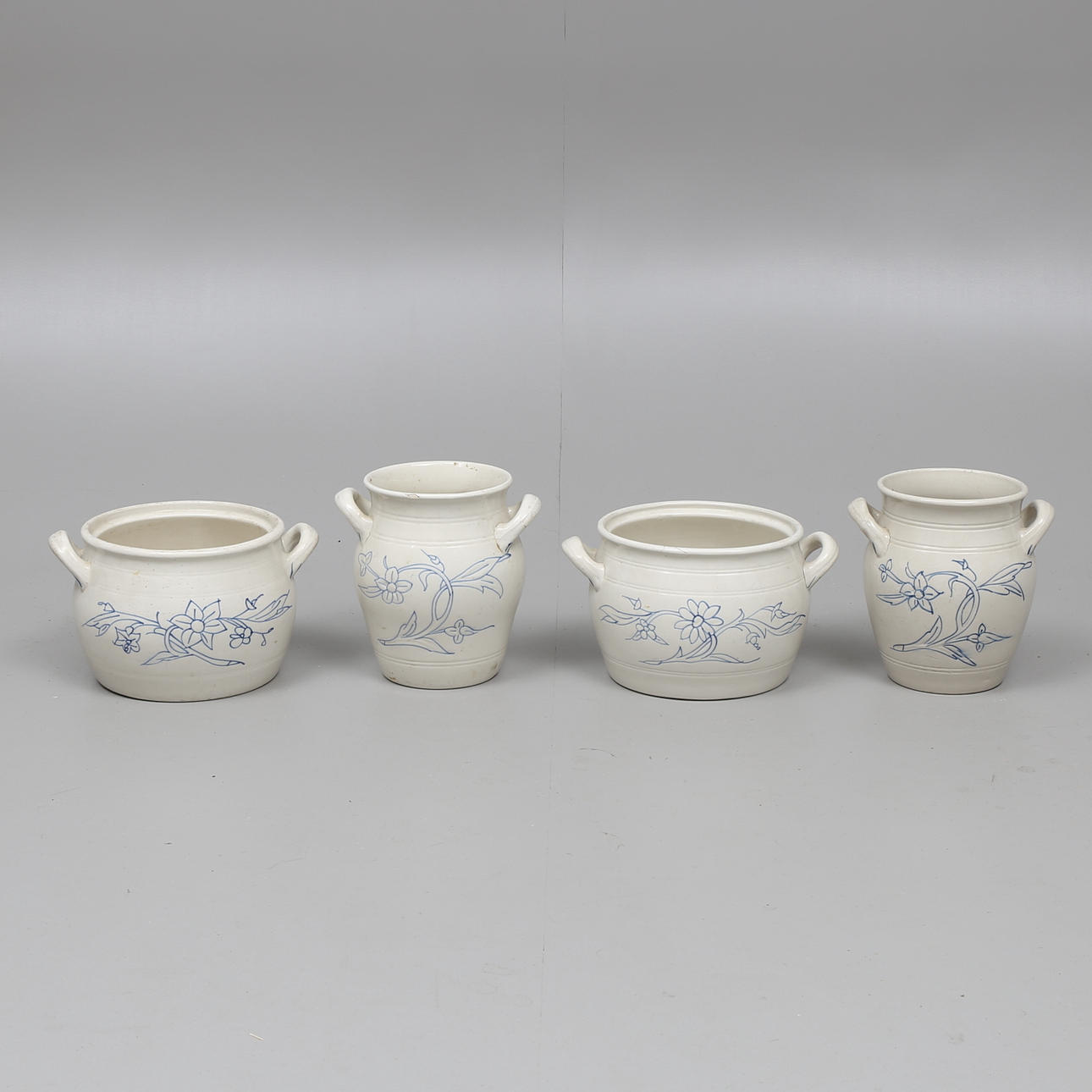 KRUS, 4 st, blåvita, Rörstrand.