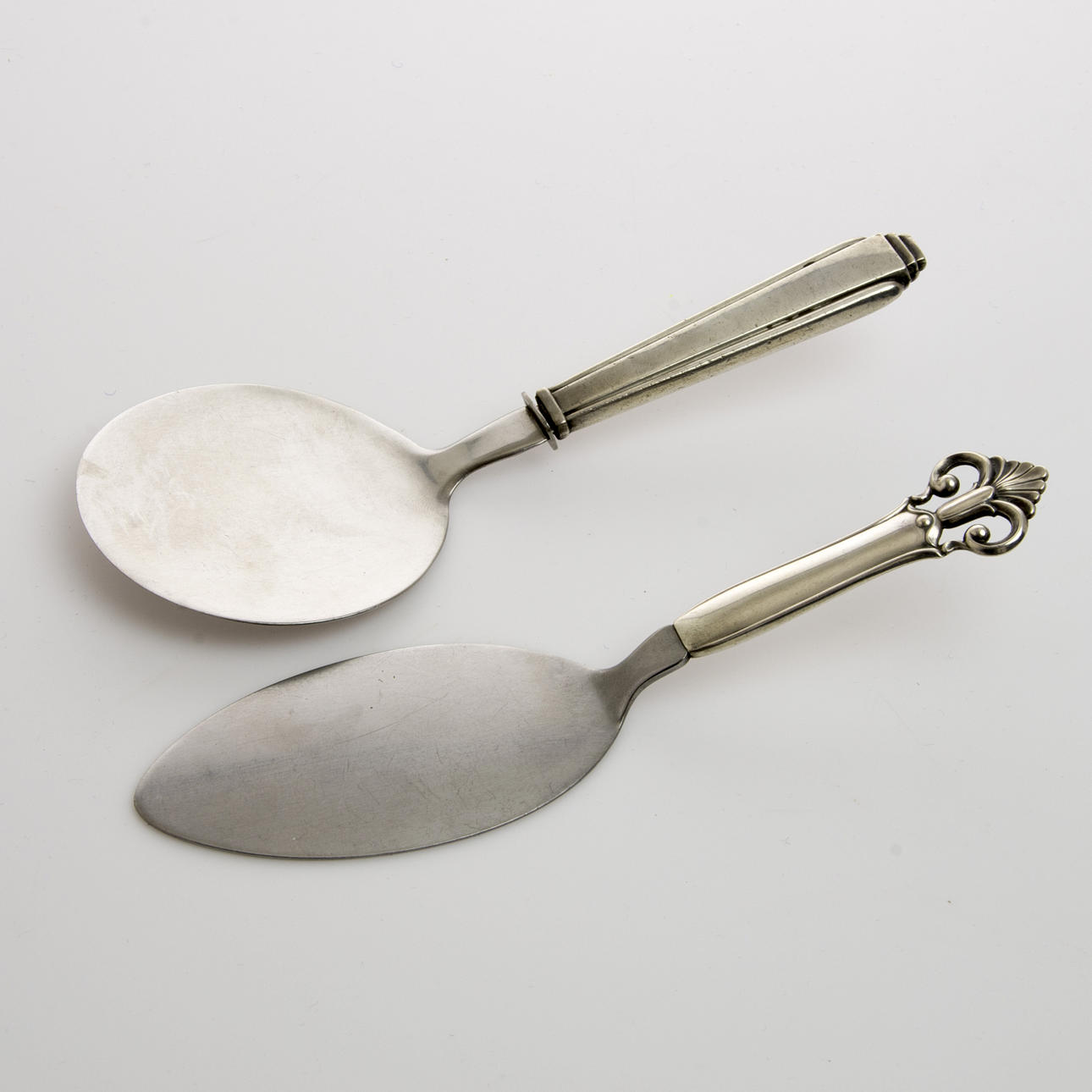 SPADAR, 2 stycken, silver.