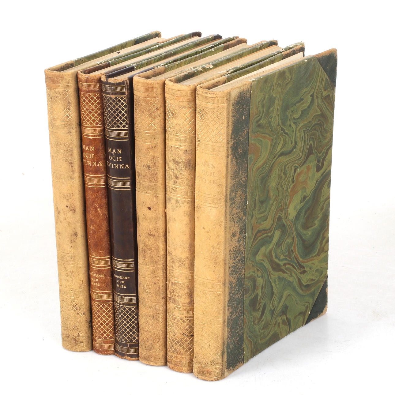 LIBROS, 6 cintas, «Hombre y mujer». Década de 1930.