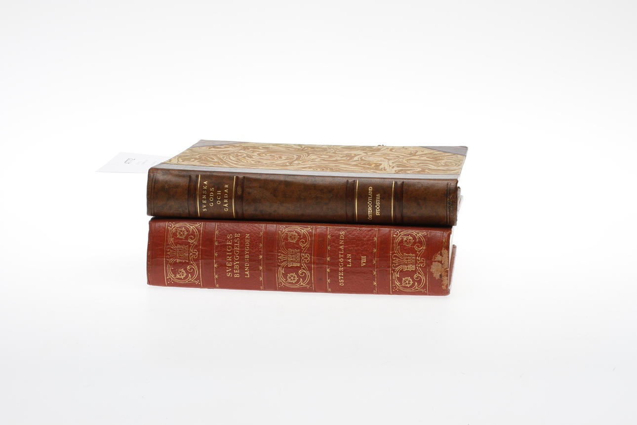 BÖCKER 2 st. Svenska gods o gårdar.Sveriges bebyggelse.