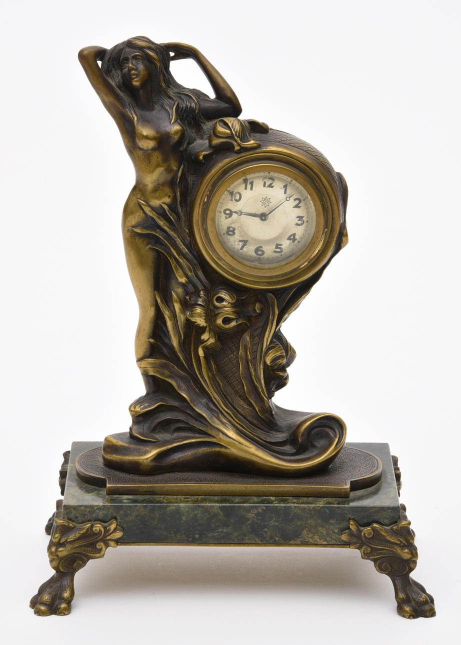 JUGENDSTIL-UHR. Tyska omkring 1910.