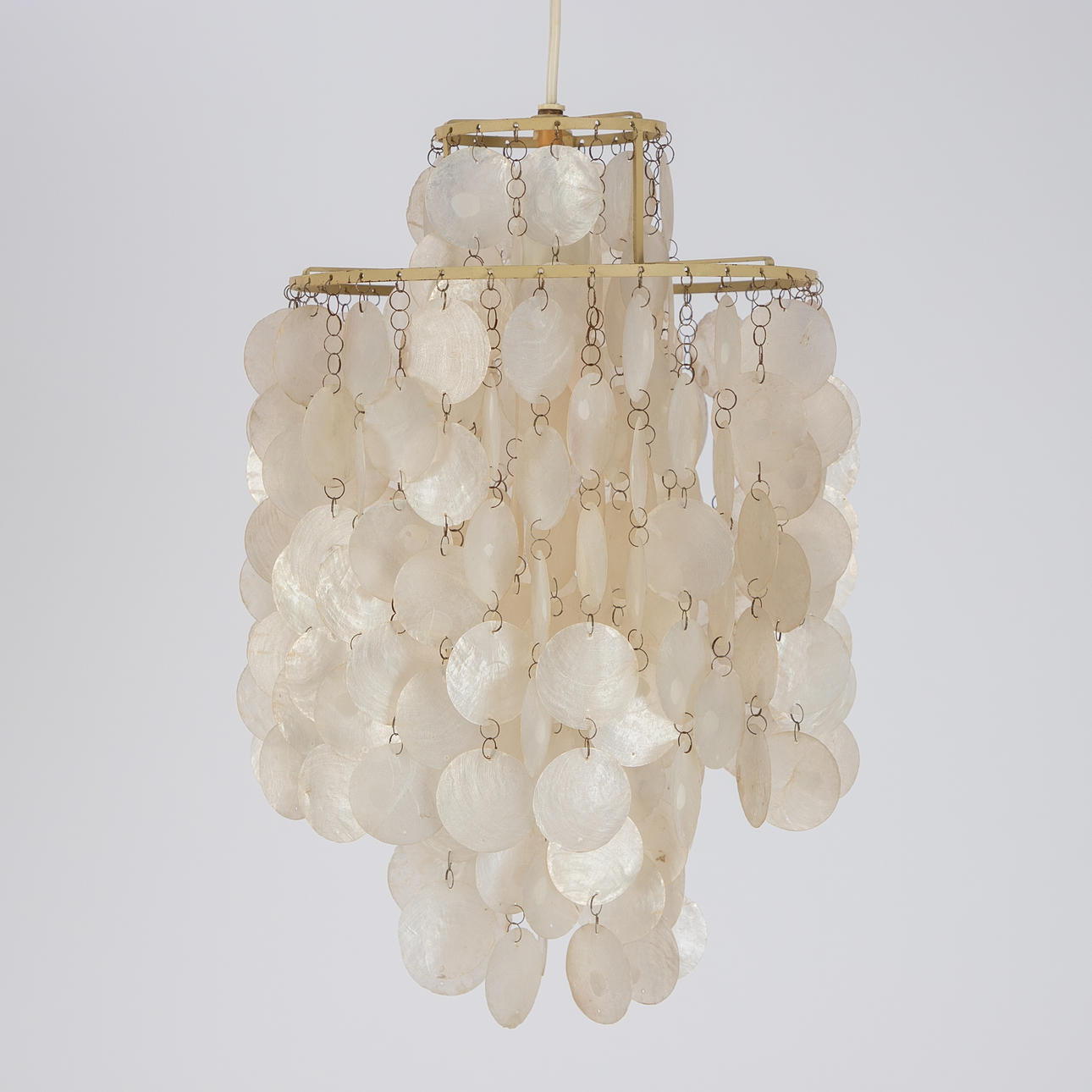 . VERNER PANTON. for Lüber, pendant lamp/ceiling lamp, 'Fun 2 DM ...