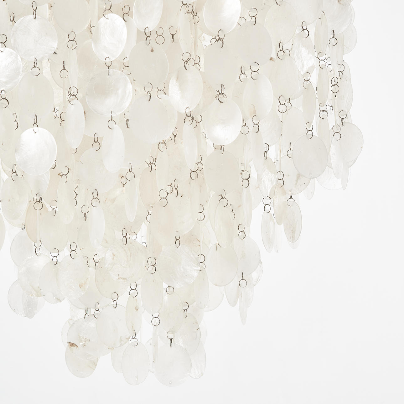 VERNER PANTON. “Fun 0 DM”, pendant lamp, encrusted with pearl shell ...