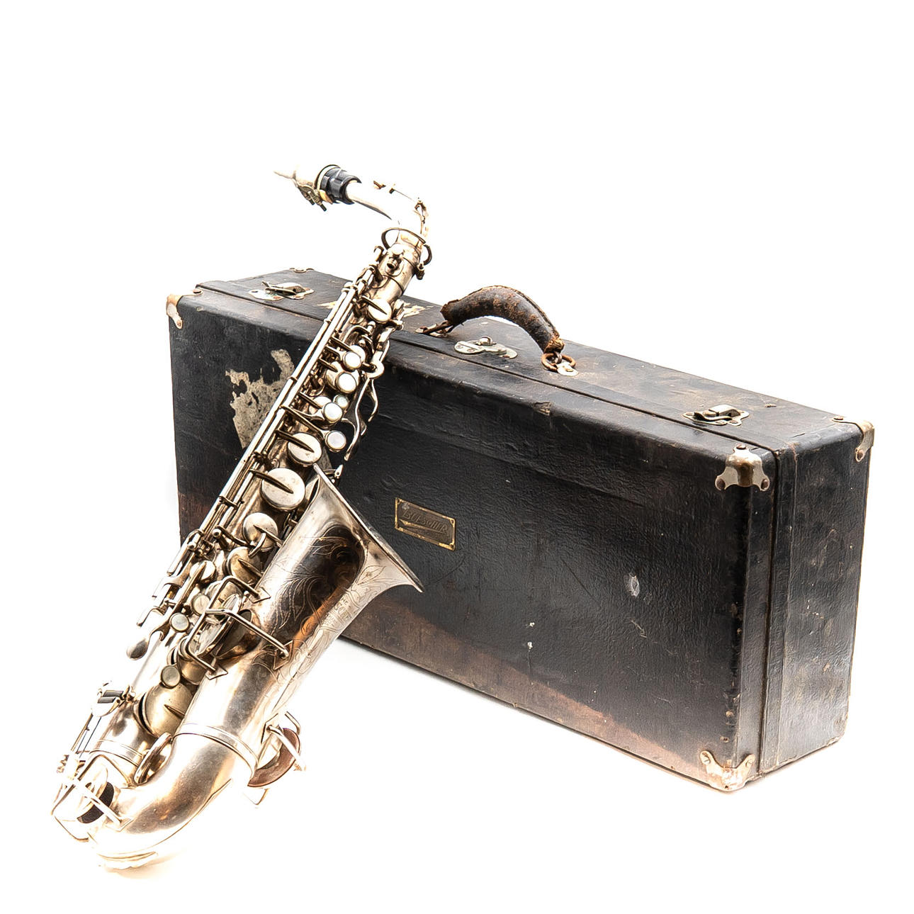 BUESCHER. Alto Saxophone, True Tone, Dated: 1926—1927, Low Pitch