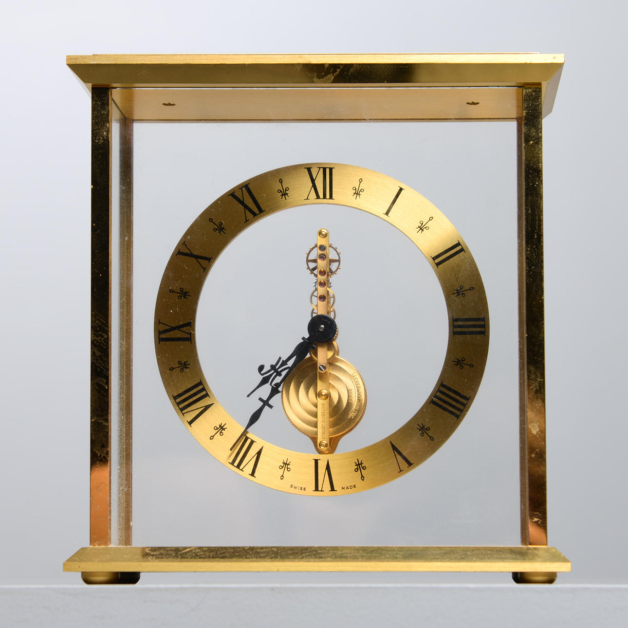 JAEGER-LECOULTRE, a table clock, model 508, Switzerland, 1970s.