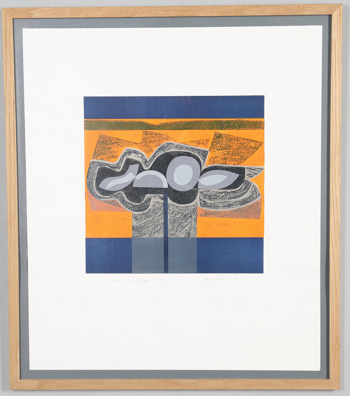 PETER GREEN (1933-2023). 'ROCK TREE LANDSCAPE'.