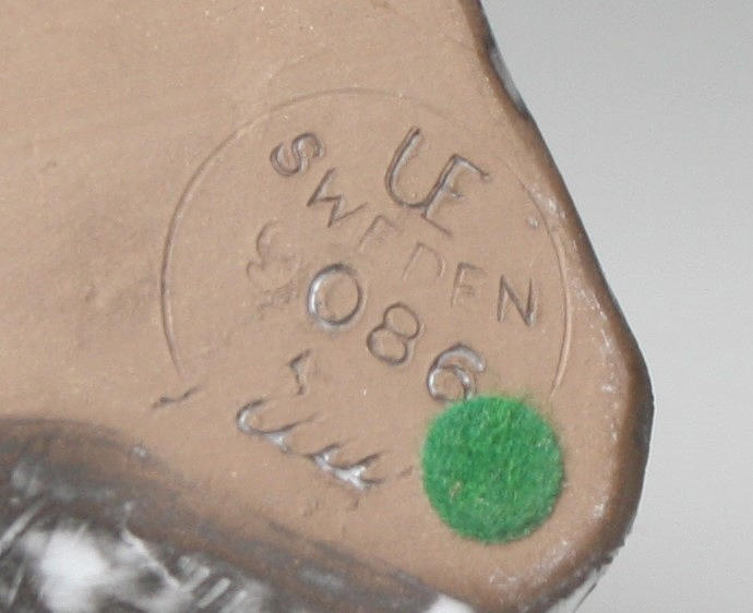 FIGURIN, keramik, katt/er,signerad, Upsala-Ekeby, 1900-talets mitt.