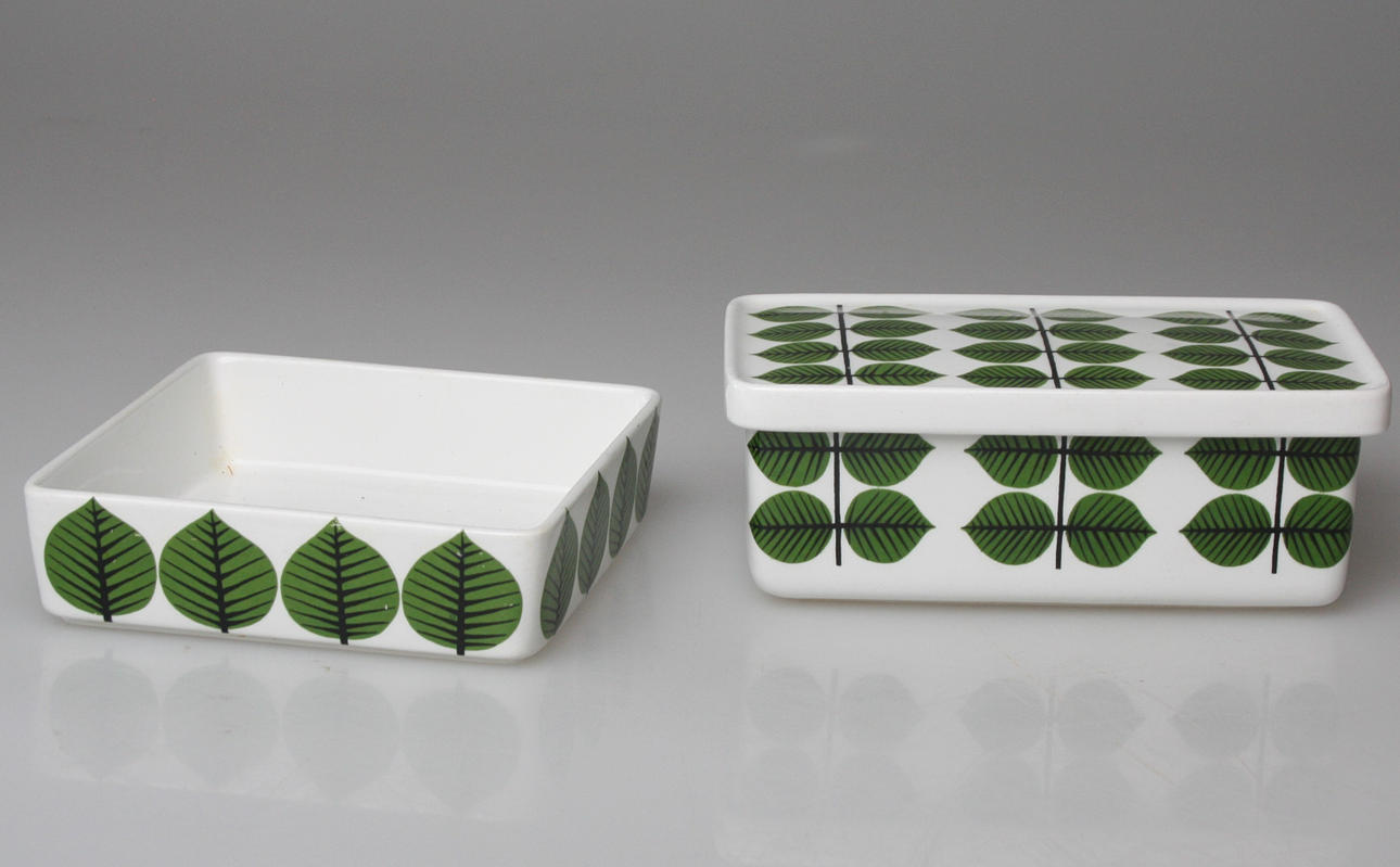 SERVISPORSLIN, 2 delar, "Berså" Stig Lindberg, Gustavsberg.