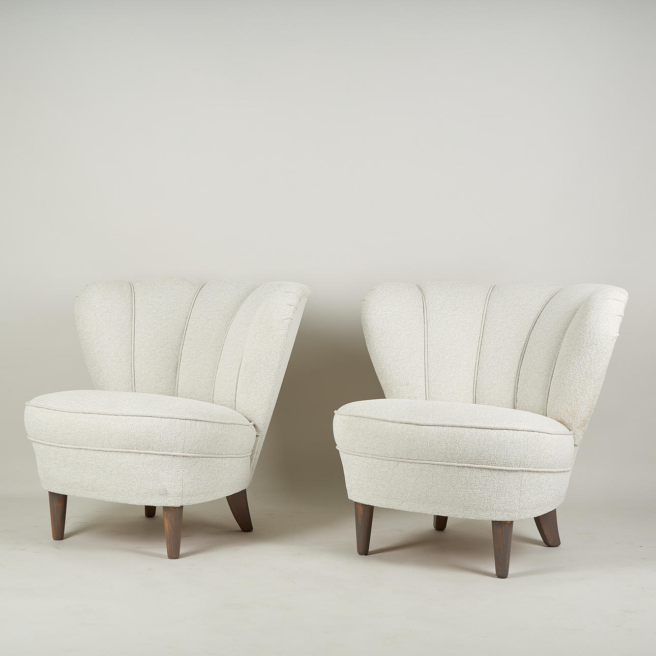TWO ARMCHAIRS, “Elisabeth”, Asko 1950s.