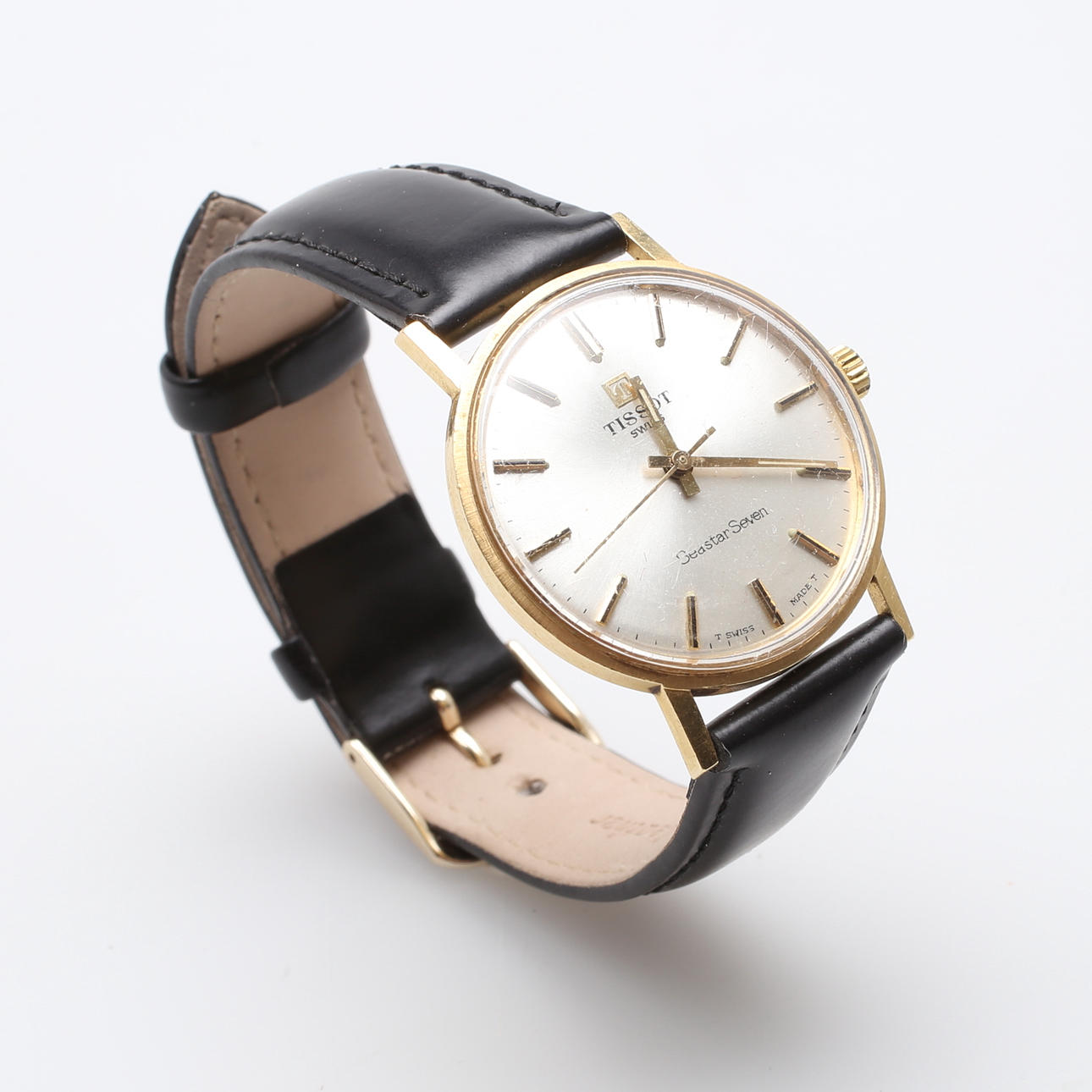 HERRARMBANDSUR, Tissot Seastar Seven, 18 k guld.