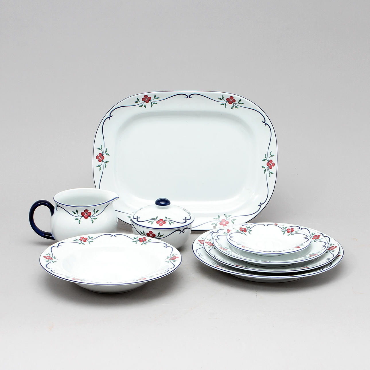 MATSERVISDELAR, 51 st, "Sundborn", Pia Rönndahl för Rörstrand.