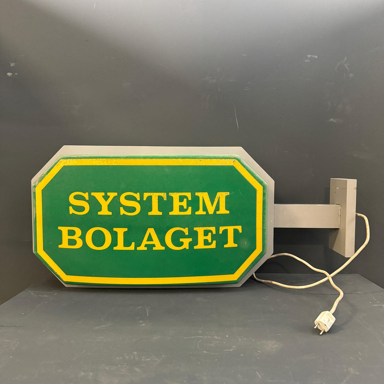 LYSSKILT, SYSTEMBOLAGET, sent 1900-tal.