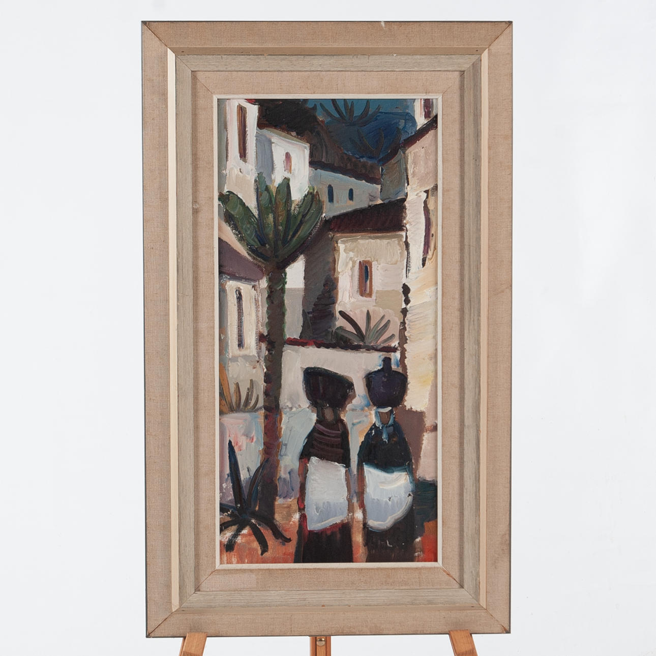 LOUIS ZELIG. Oil on canvas, signed.