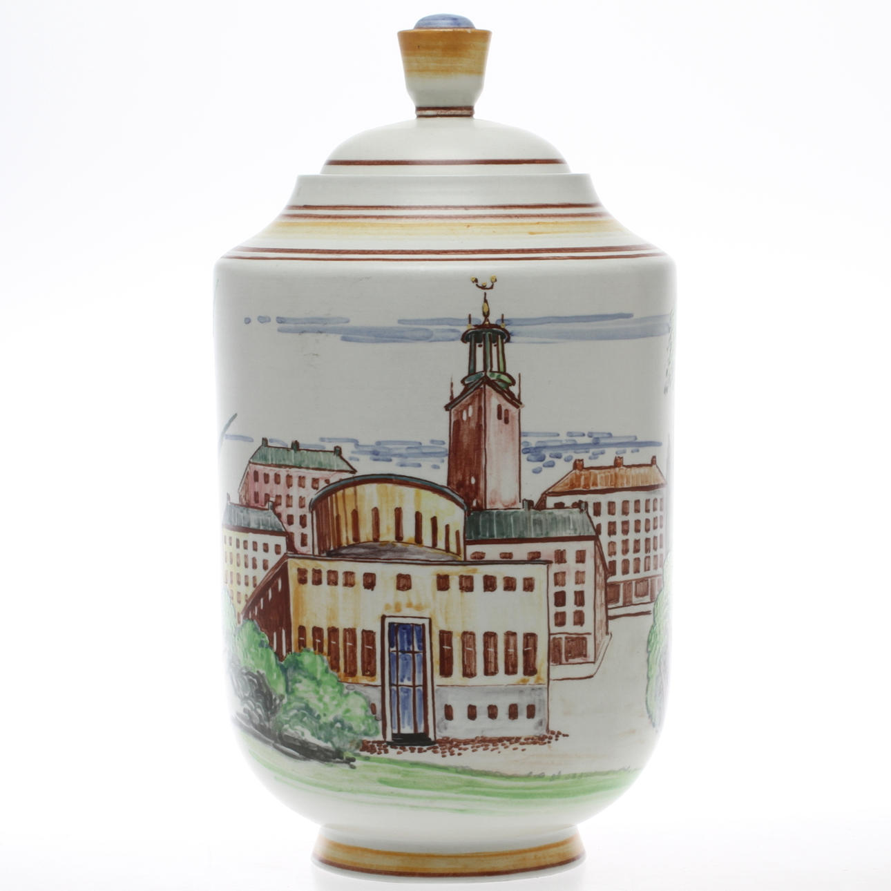 LOCKURNA, stengods, Oskar Dahl, Rörstrand.