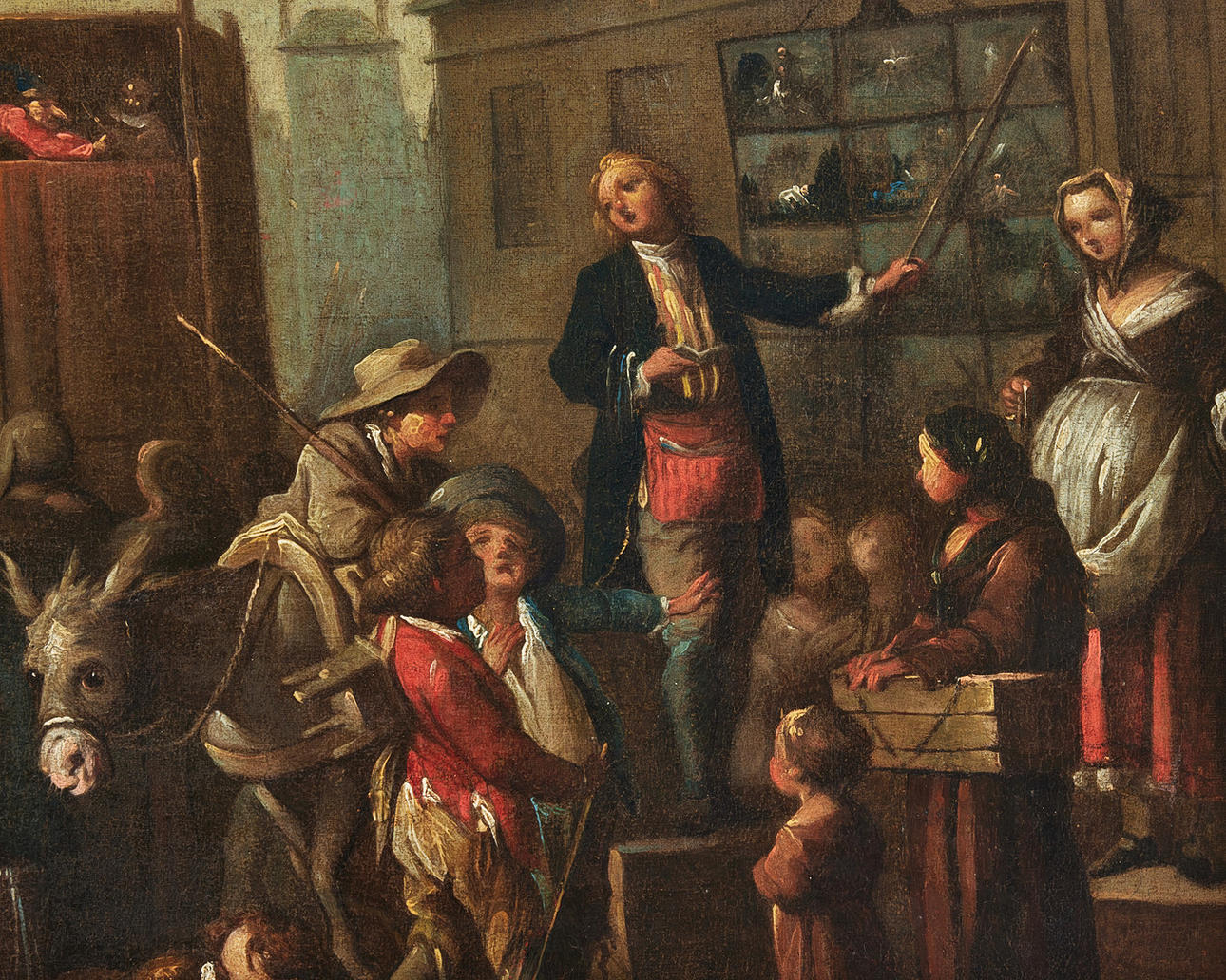 A GERMAN SCHOOL, second half of the 18th century. Bench singers perform ...