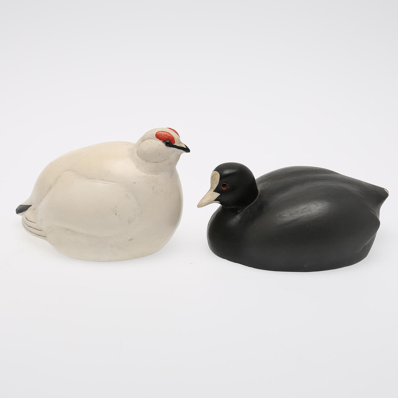 SJÖFÅGLAR, ett par, Scandia Present, design Billy Hellsten, 1989.