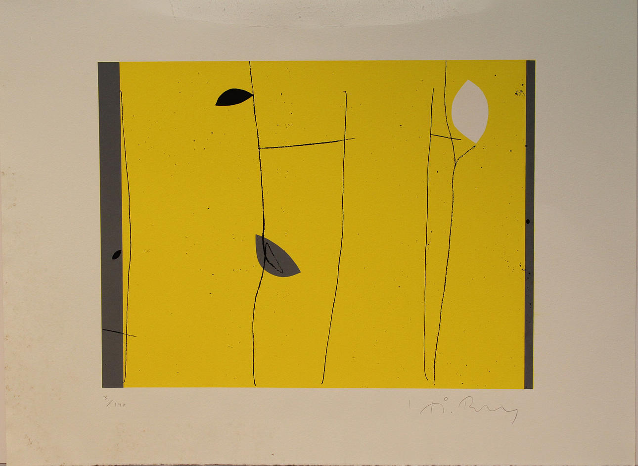 HÅKAN BERG. Nonfigurativ. Färgserigrafi. Signerad. 31/150.