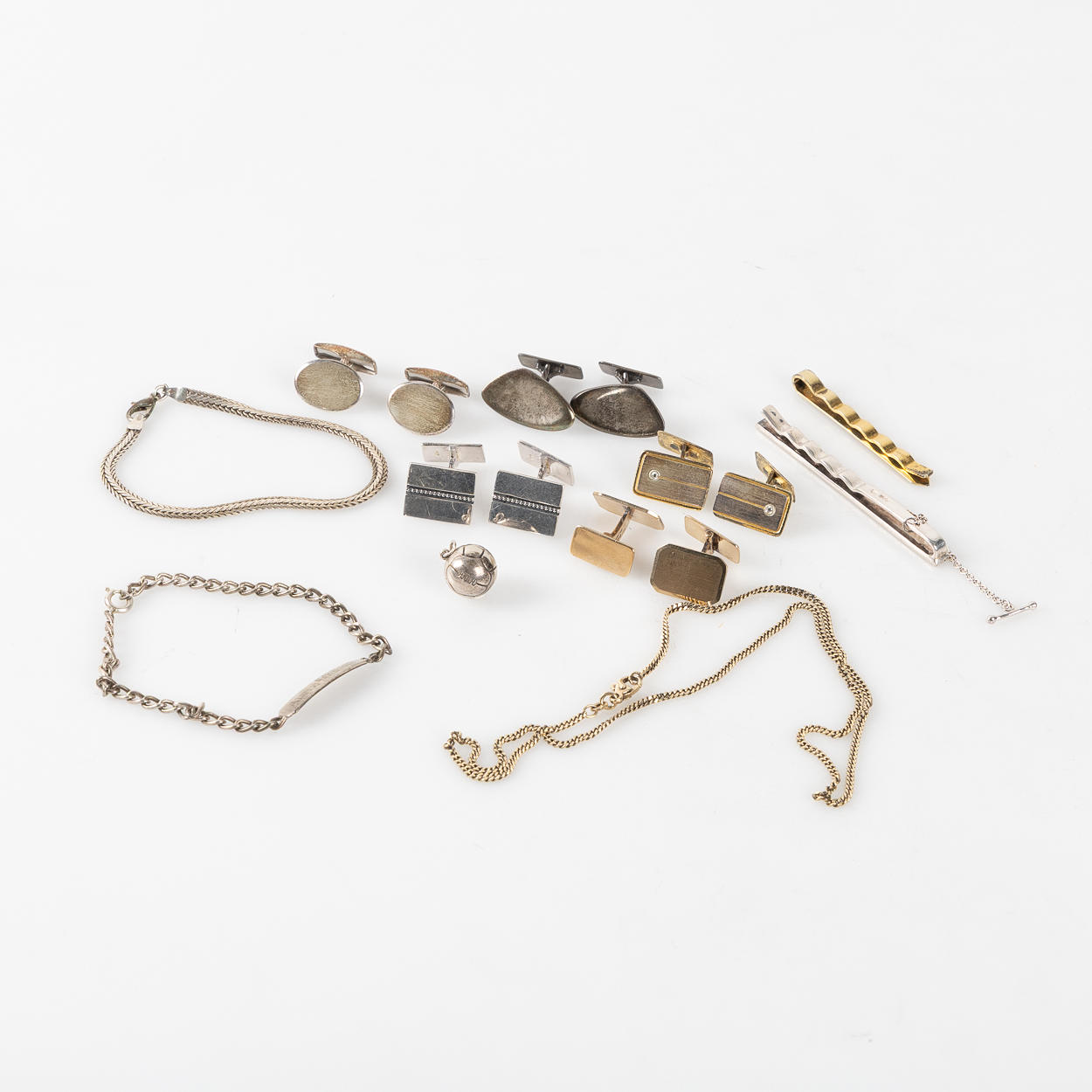 SILVERSMYCKEN FÖR MÄN, Silver, 11 dlt.