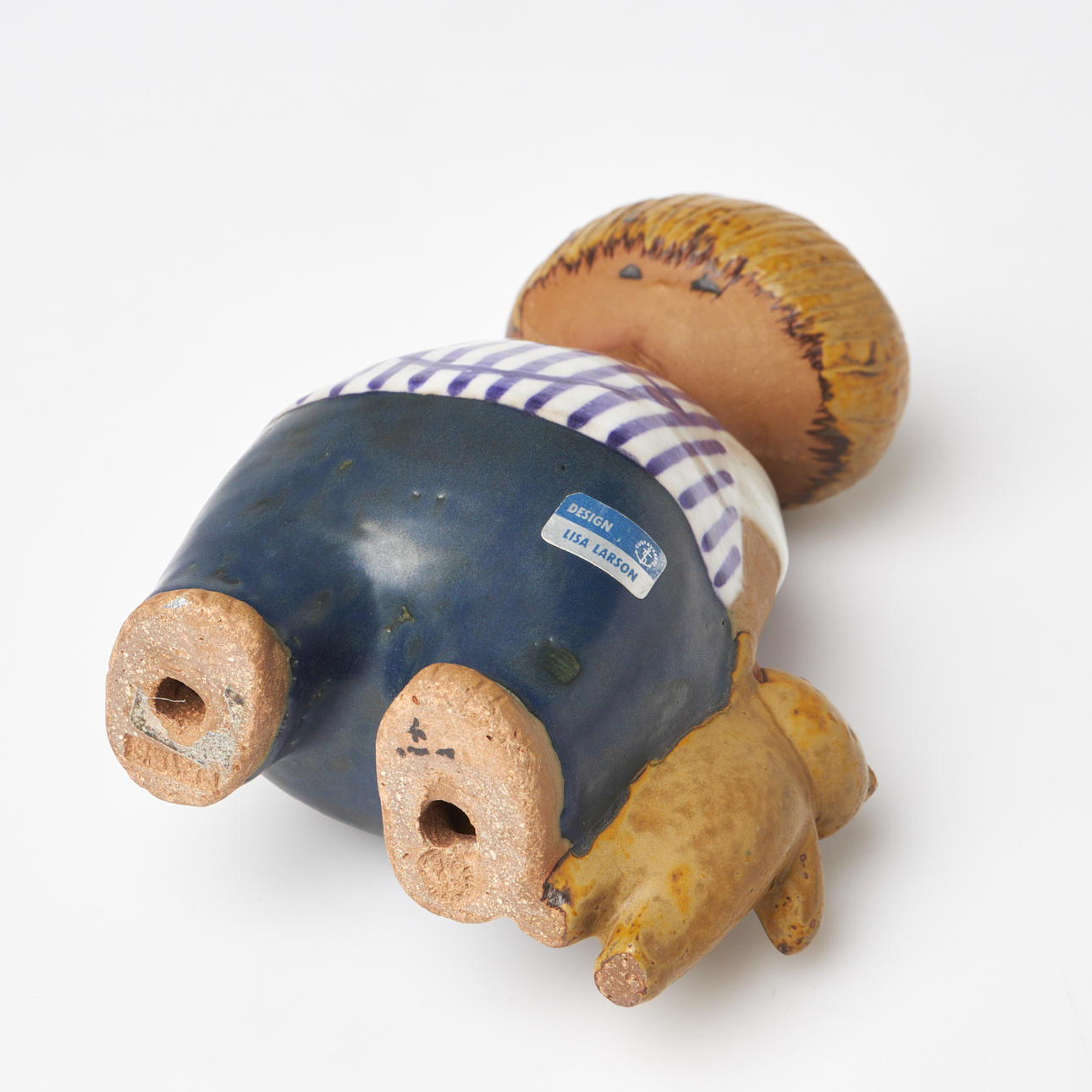 LISA LARSON. “Malin”, a figurine, glazed stoneware, from the