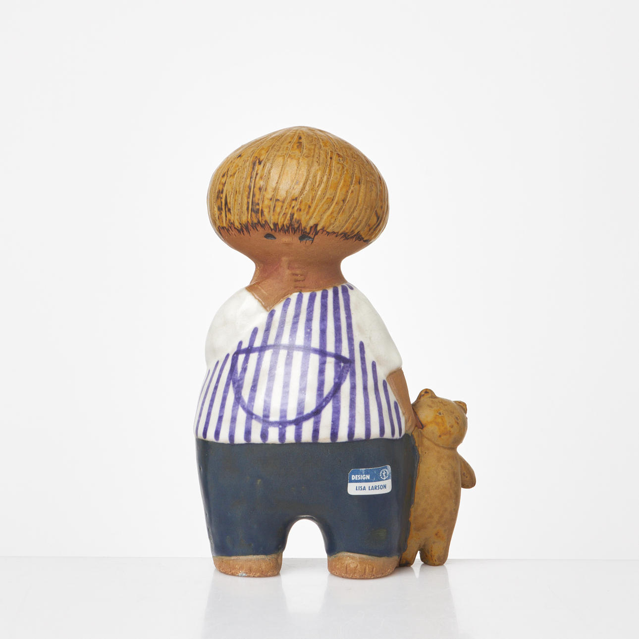 LISA LARSON. “Malin”, a figurine, glazed stoneware, from the