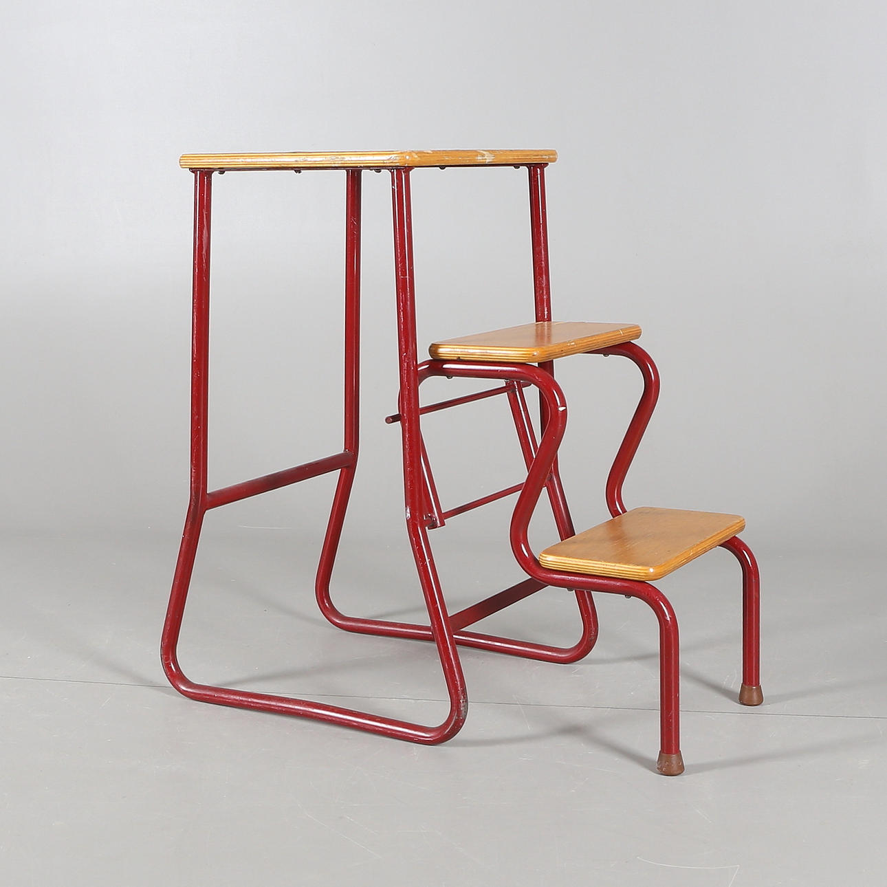 STEGPALL, trä/metall, Bröderna Sandberg, Sandviken,1900-tal.