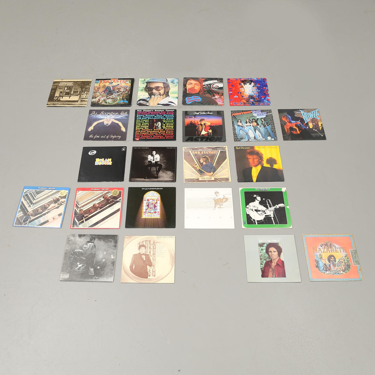 LP Skivor, 25 st, England, 1970/80-tal.