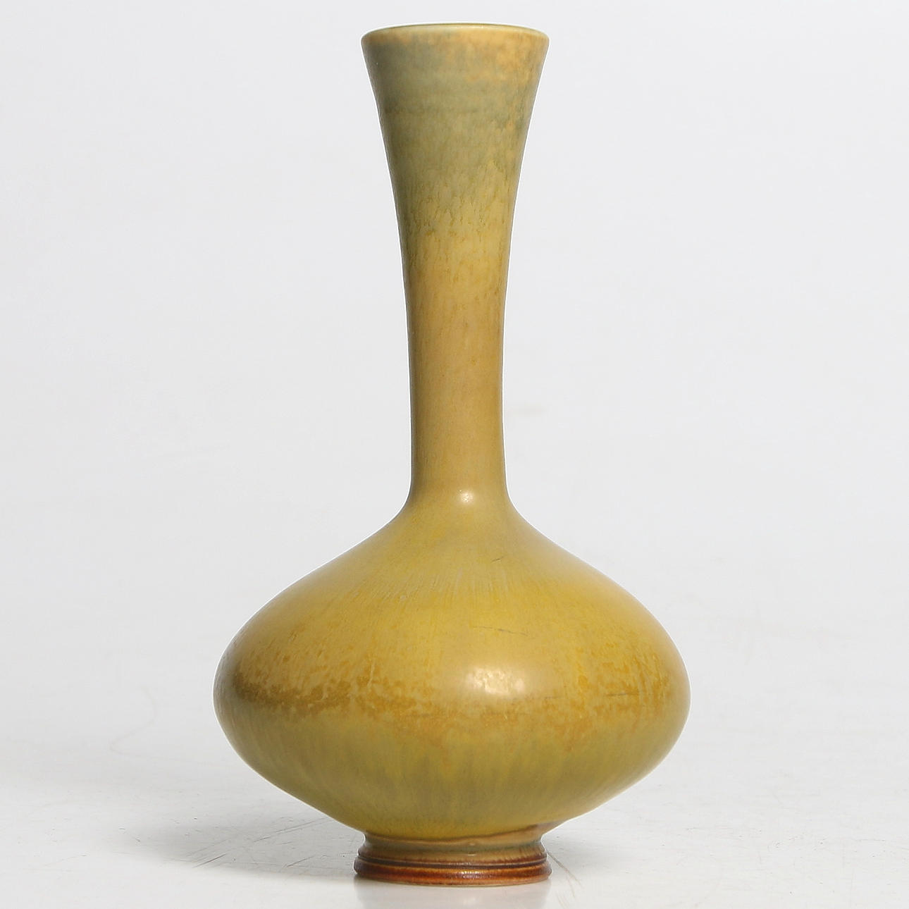 BERNDT FRIBERG. Vas, stengods, unik, Gustavsbergs studio, signerad och daterad 1976.