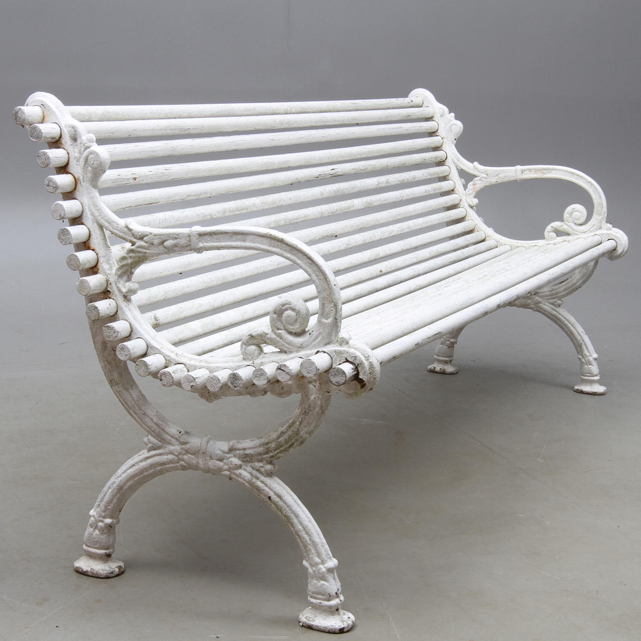 TRÄDGÅRDSSOFFA, gjutjärn, 18/1900-tal.